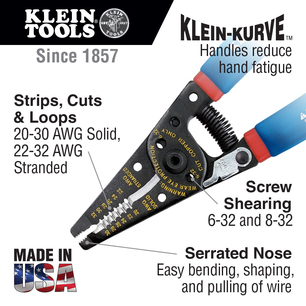 Klein Tools Klein-Kurve® Wire Stripper and Cutter