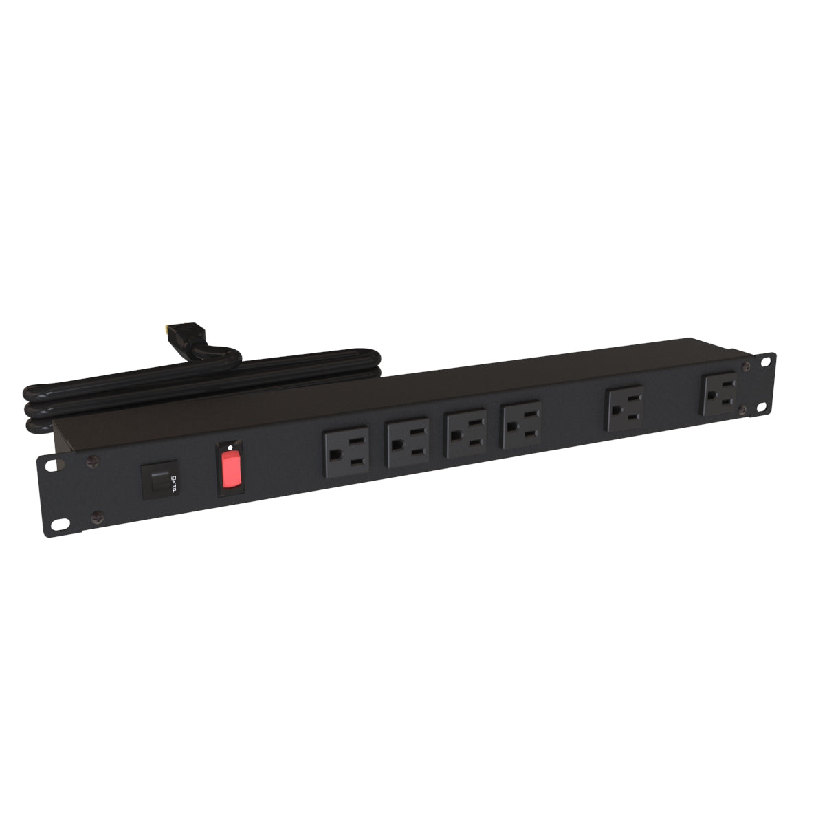 Hammond 6XFRNT 5-15R RACK OUTLET STRIP