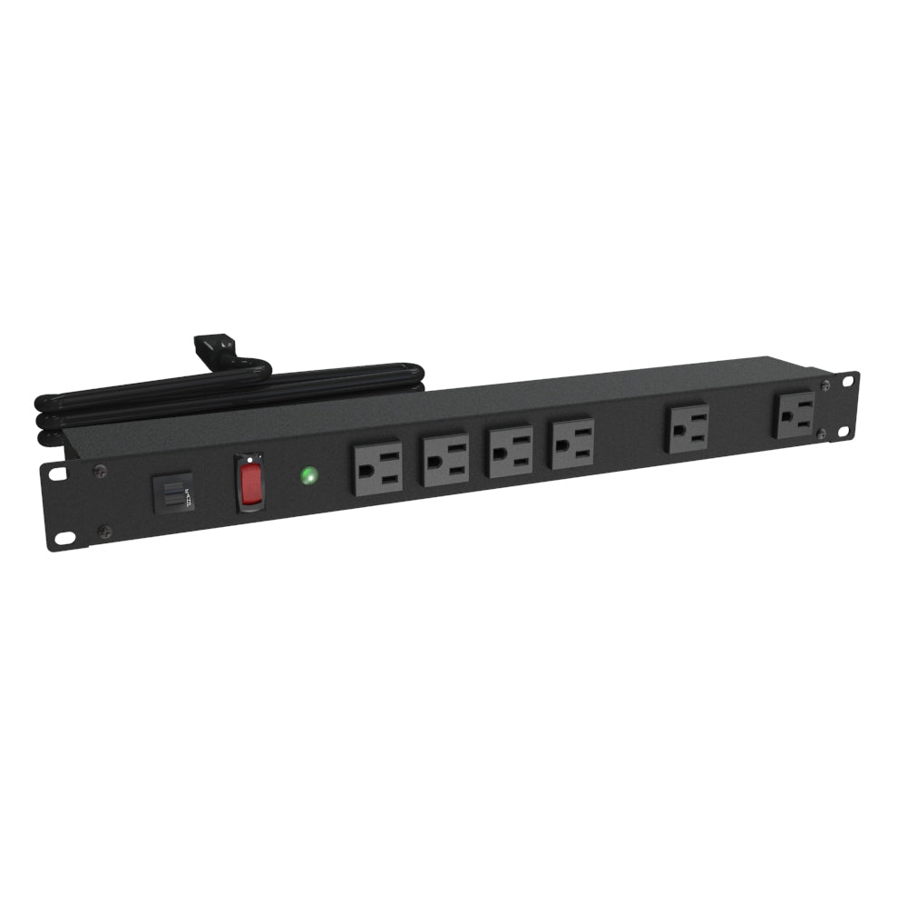 Hammond 19"RM SURGE, 6 REC FRNT BK, 6'