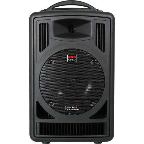 Galaxy Audio Portable Sound System Pole Mountable Wireless Handheld Mic, Rechargeable Battery RCA, CD, USB