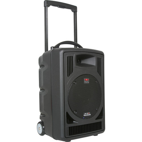 Galaxy Audio Portable Sound System Pole Mountable Wireless Handheld Mic, Rechargeable Battery RCA, CD, USB