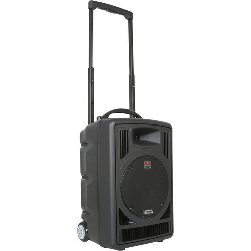 Galaxy Audio Portable Sound System Pole Mountable Wireless Handheld Mic, Rechargeable Battery RCA, CD, USB
