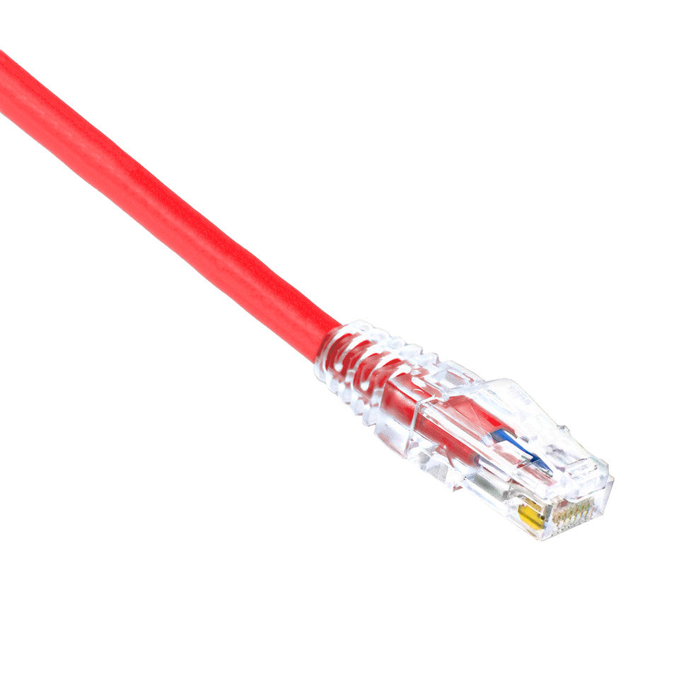 10FT Red Category 6A CM U/UTP 24AWG Patch Cable