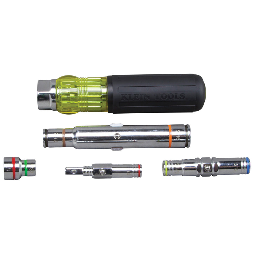Klein Tools 7-in-1 Multi-Bit Screwdriver / Nut Driver, Magnetic