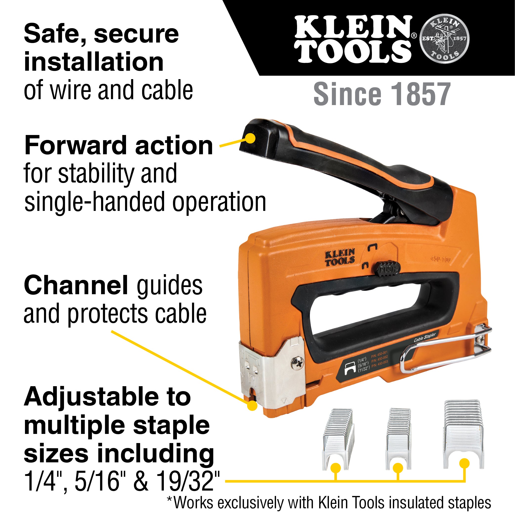 Klein Tools Loose Cable Stapler