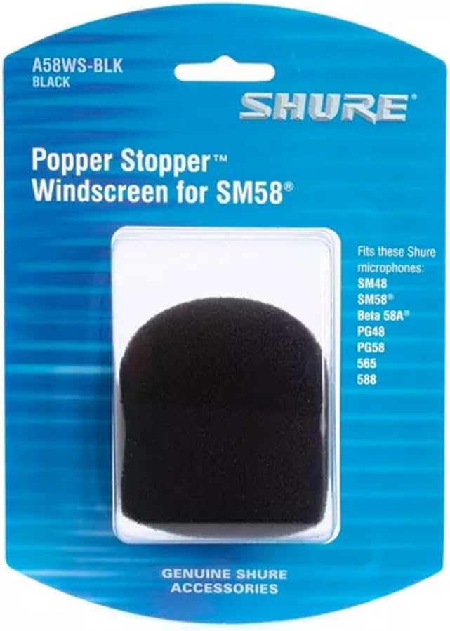 Shure Black Foam Windcreen For Ball Microphone
