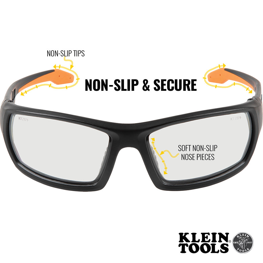 Klein Tools Professional Safety Glasses, Full Frame, Clear Lens