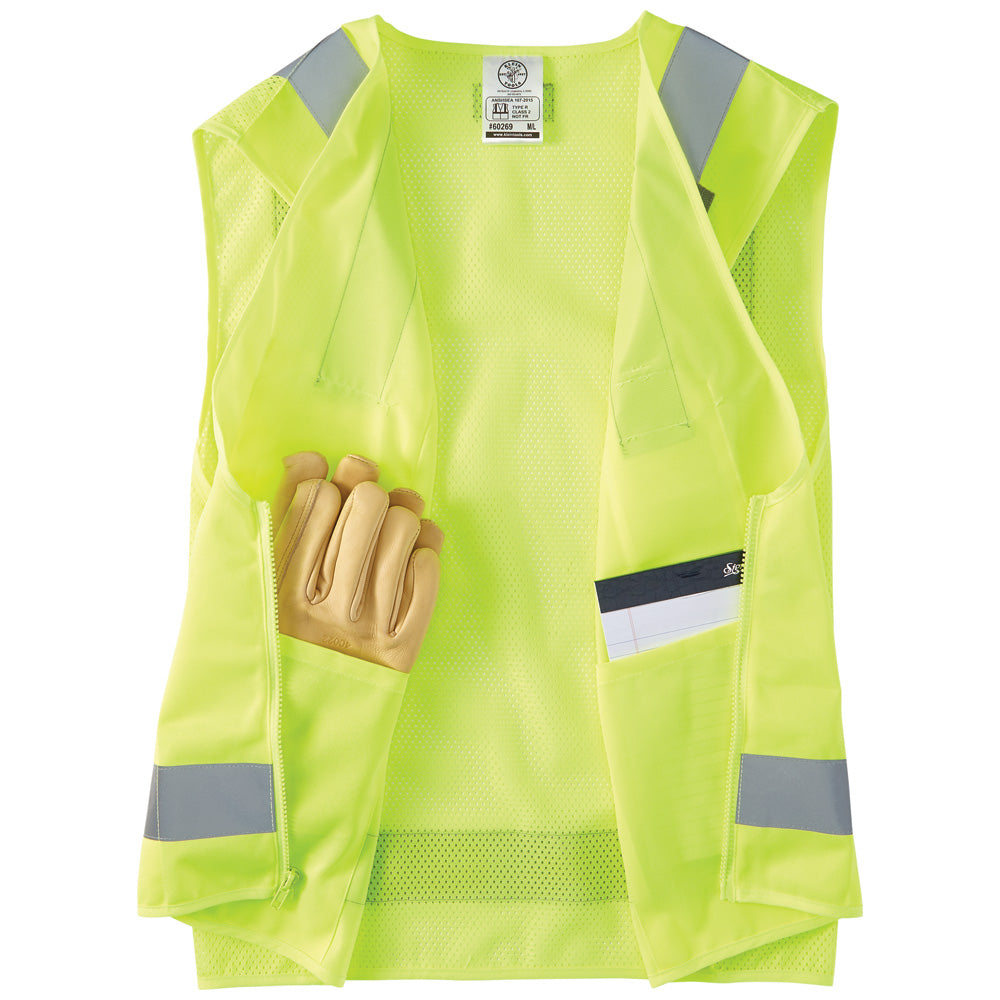 Klein Tools Safety Vest, High-Visibility Reflective Vest, XL