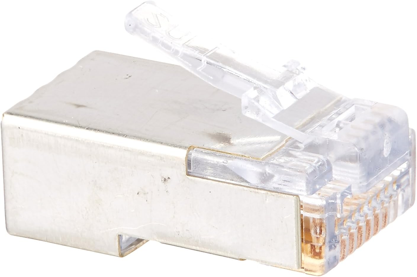 Platinum Tools EZ-RJ45 STP Cat5e/6 Connector Int. Ground. 100/Bulk