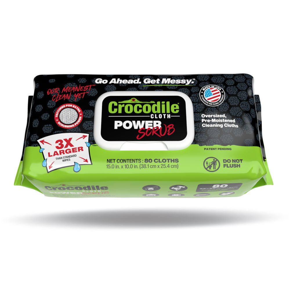 Crocodile Cloth® PowerSCRUB 80/Pack