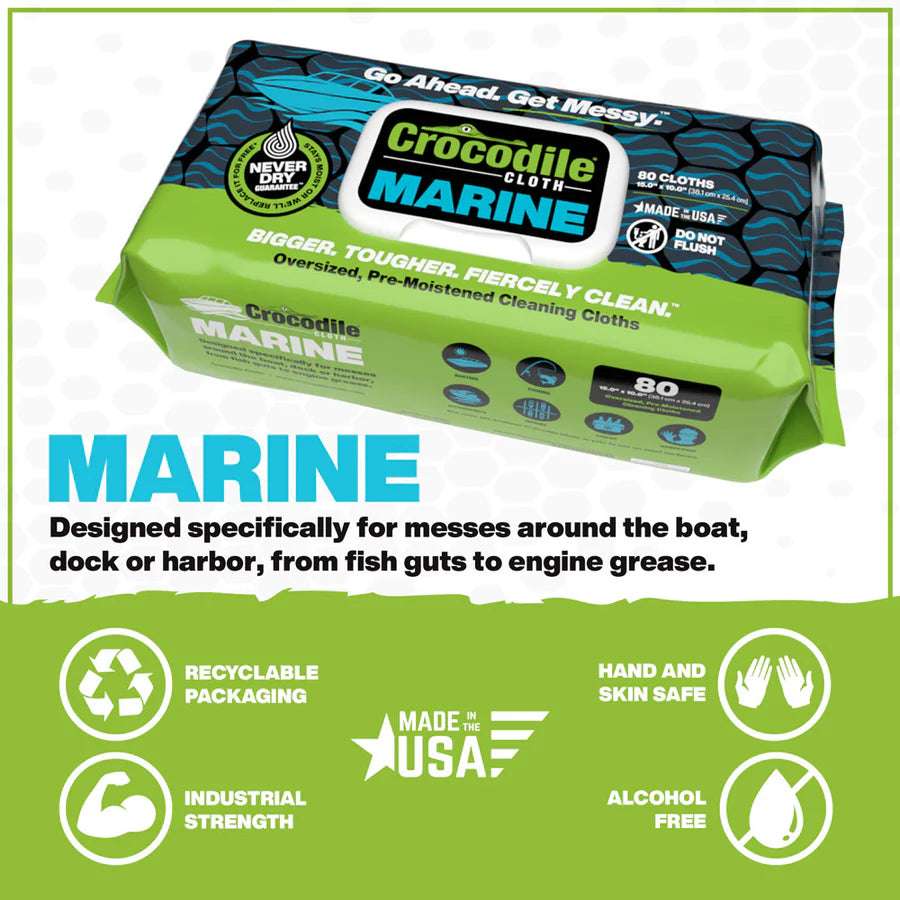 Crocodile Cloth® Marine 80/Pack