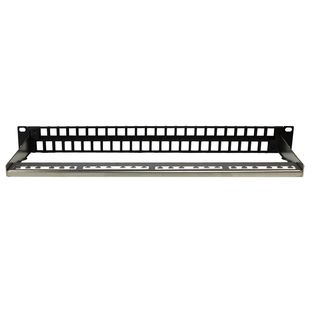 48 Port 1RU Patch Panel – High Density, Rack Mount, Keystone Patch Panel by Weltron