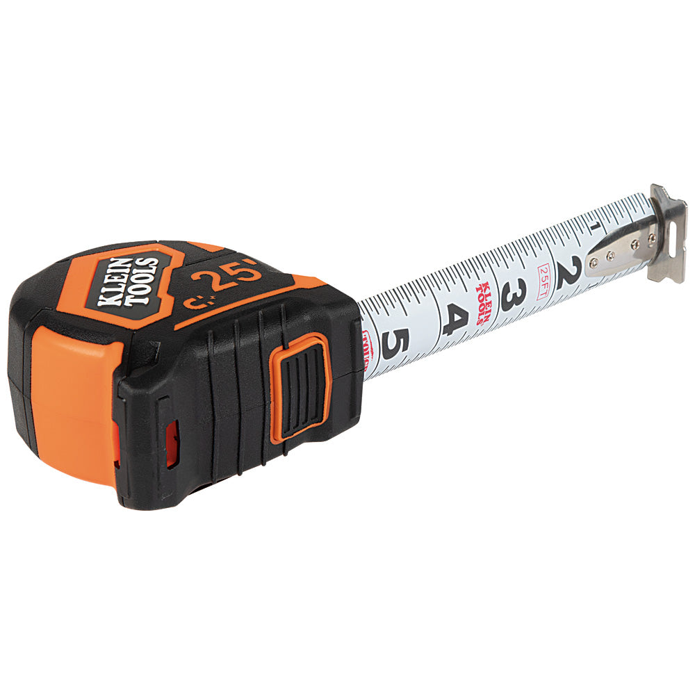 Klein Tools Tape Measure, 25-Foot Magnetic Double-Hook