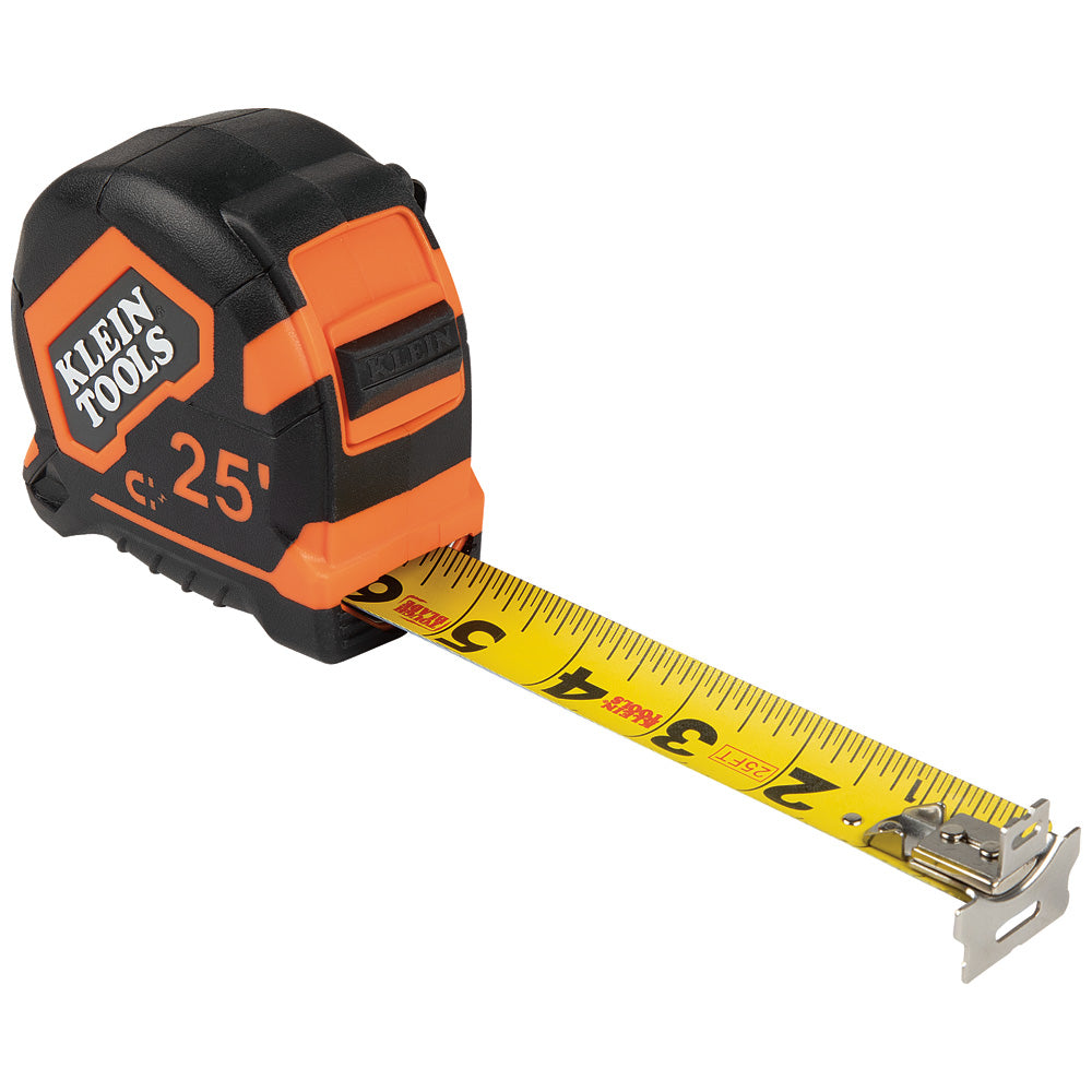 Klein Tools Tape Measure, 25-Foot Magnetic Double-Hook