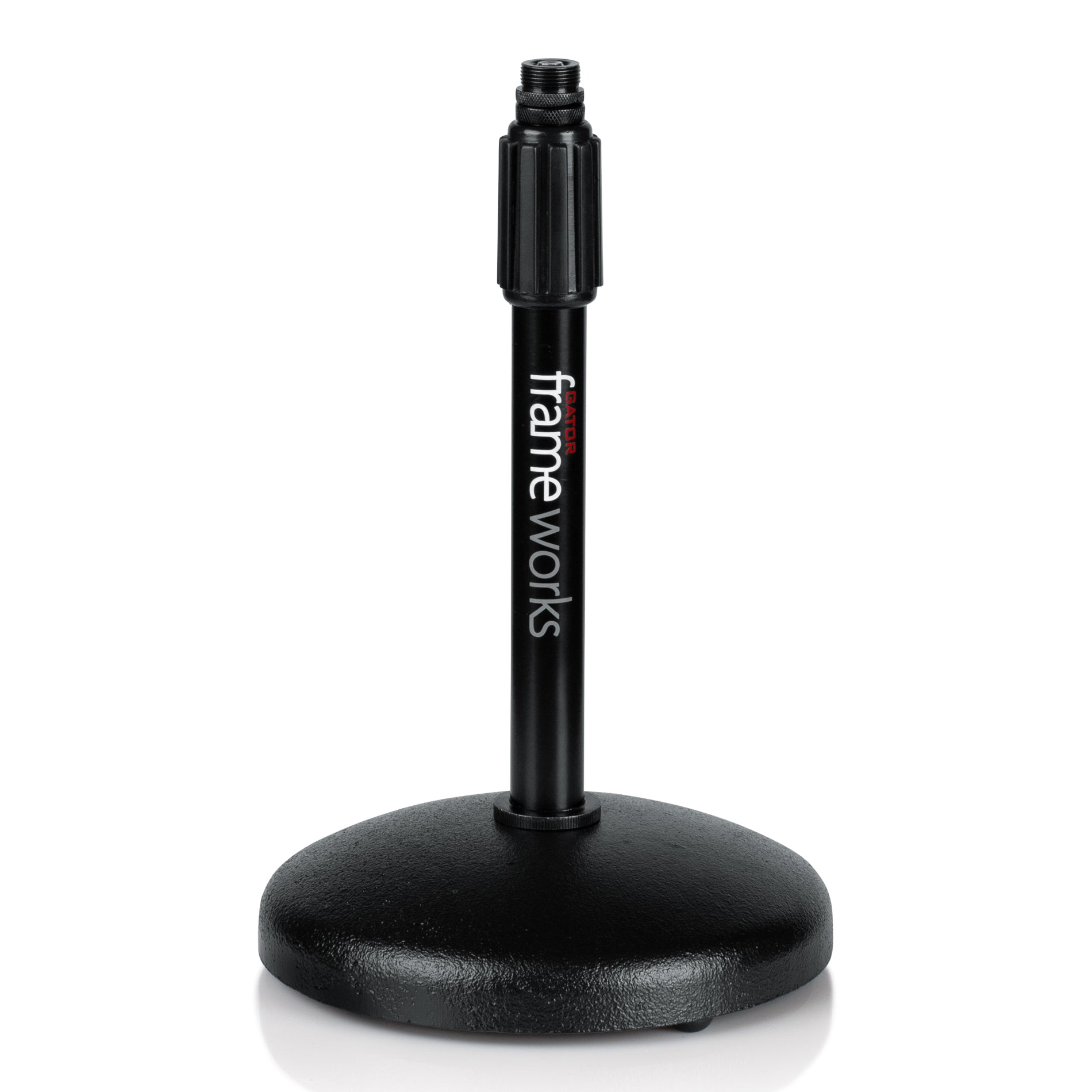 Gator Desktop Mic Stand Round Base Adjust Height