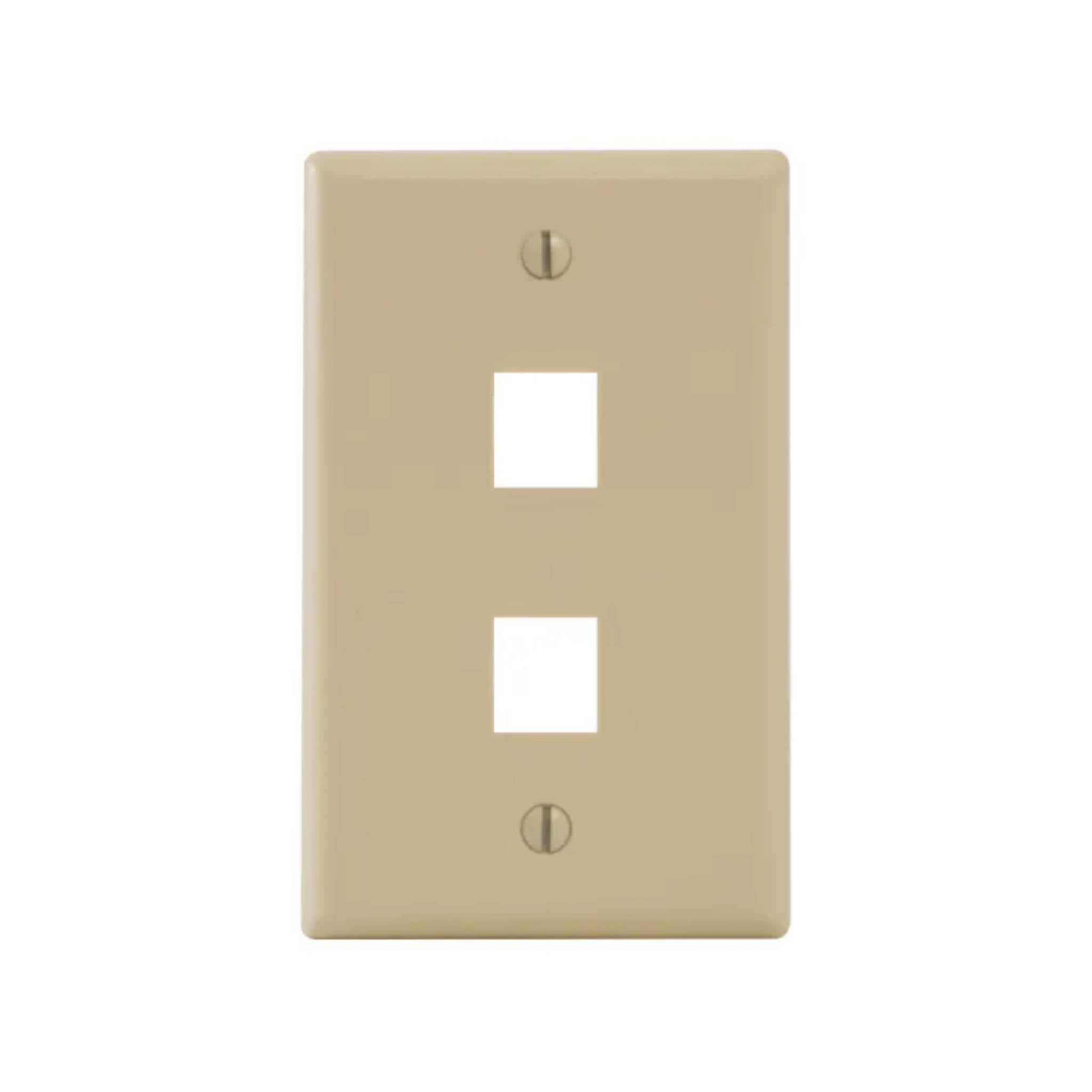 ICC Classic Faceplate For EZ/HD Style Single Gang