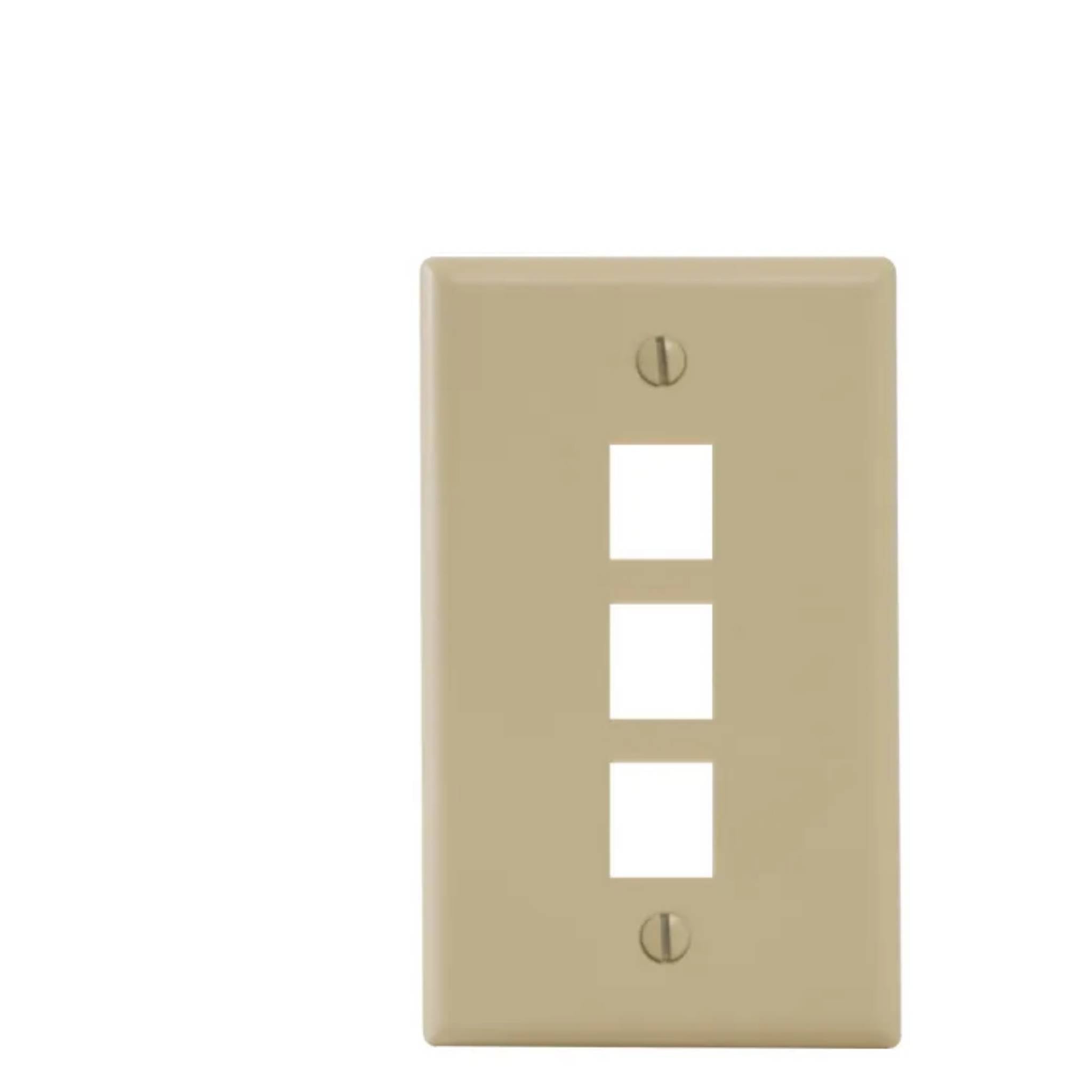 ICC Classic Faceplate For EZ/HD Style Single Gang