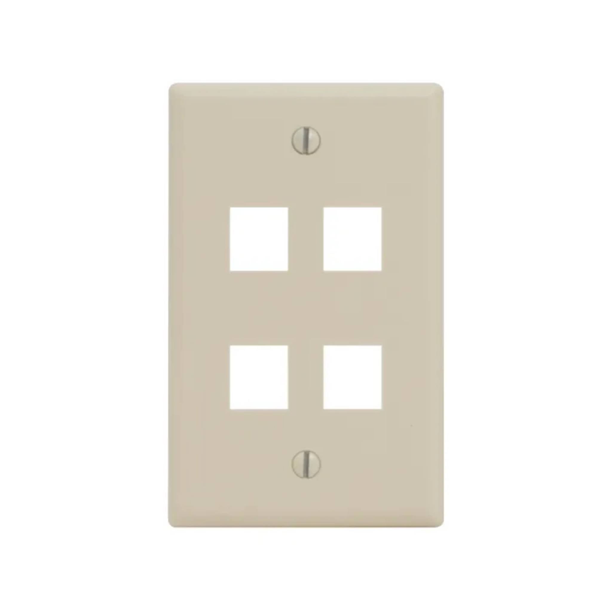 ICC Classic Faceplate For EZ/HD Style Single Gang