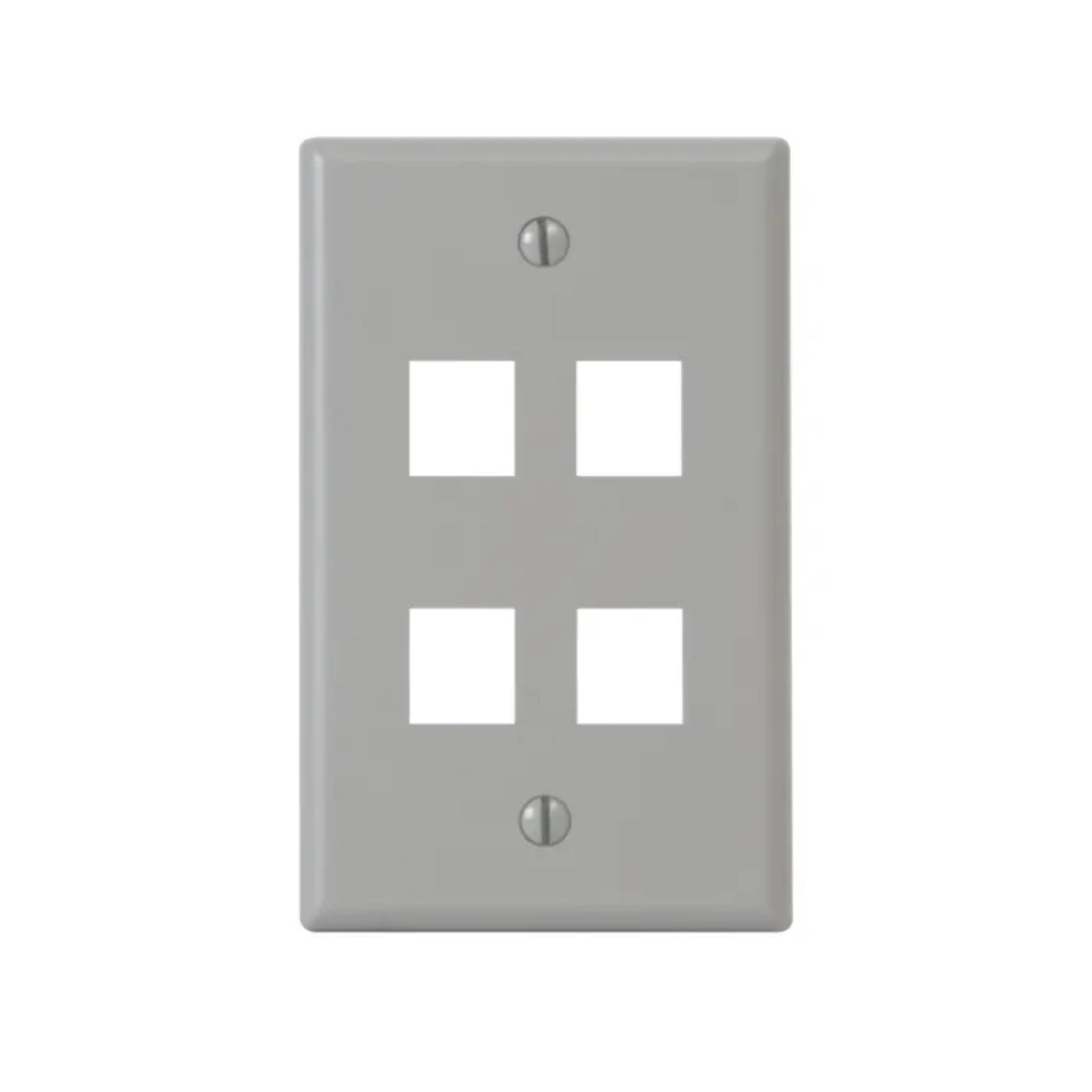 ICC Classic Faceplate For EZ/HD Style Single Gang