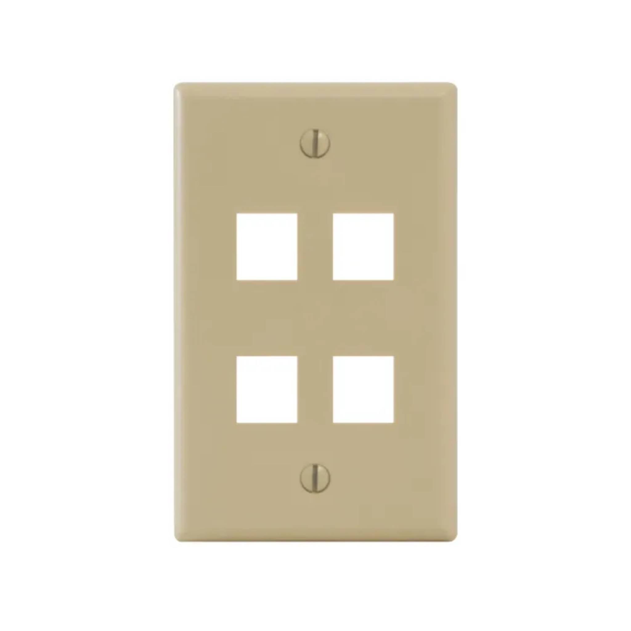 ICC Classic Faceplate For EZ/HD Style Single Gang