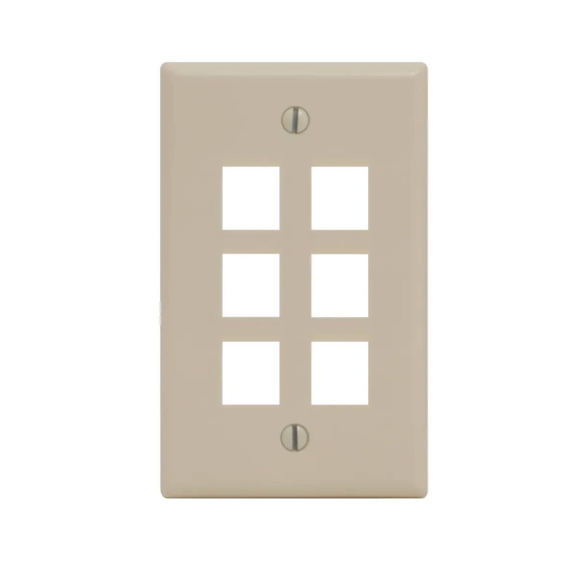 ICC Classic Faceplate For EZ/HD Style Single Gang