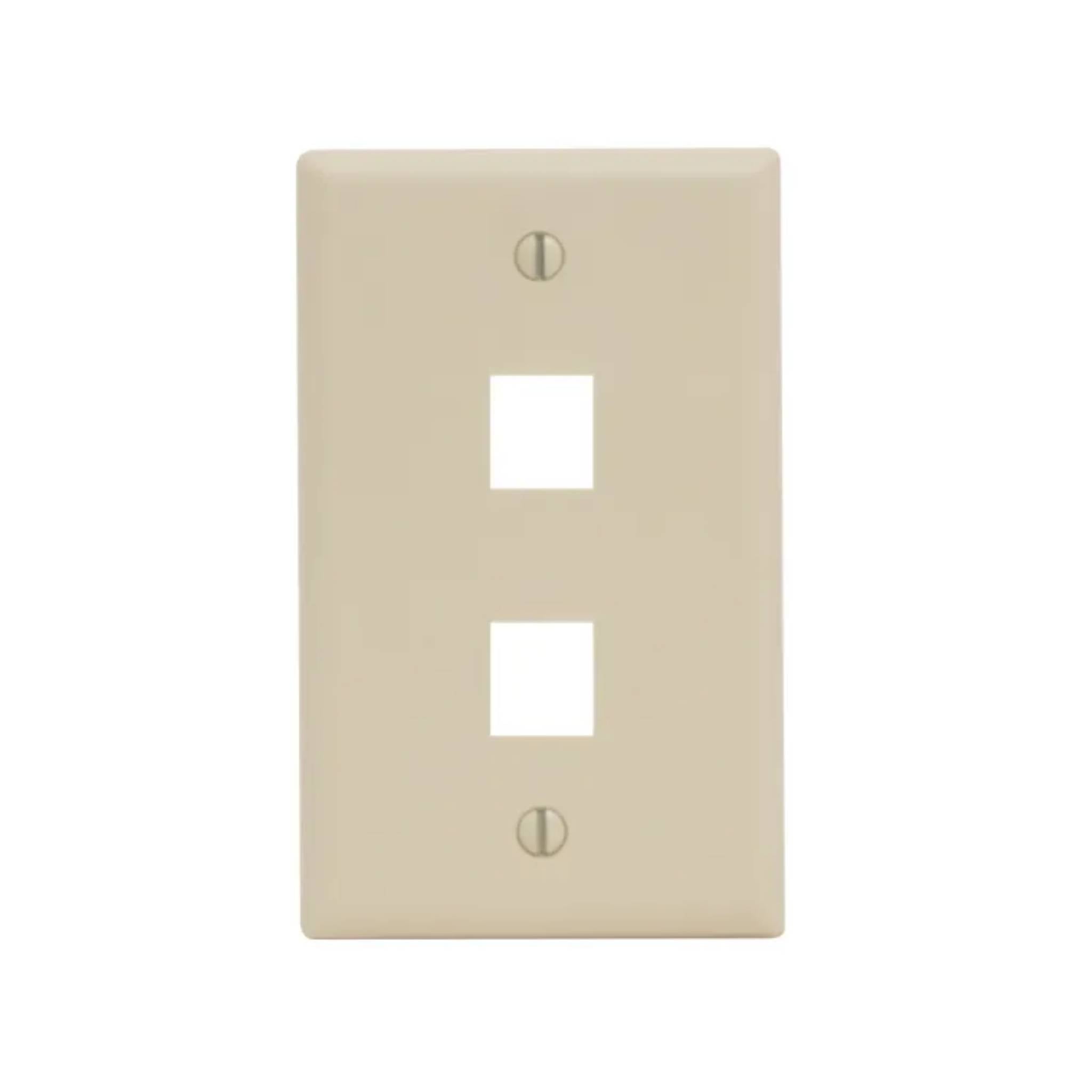 ICC Classic Oversized Faceplate For EZ/HD Style Double Gang