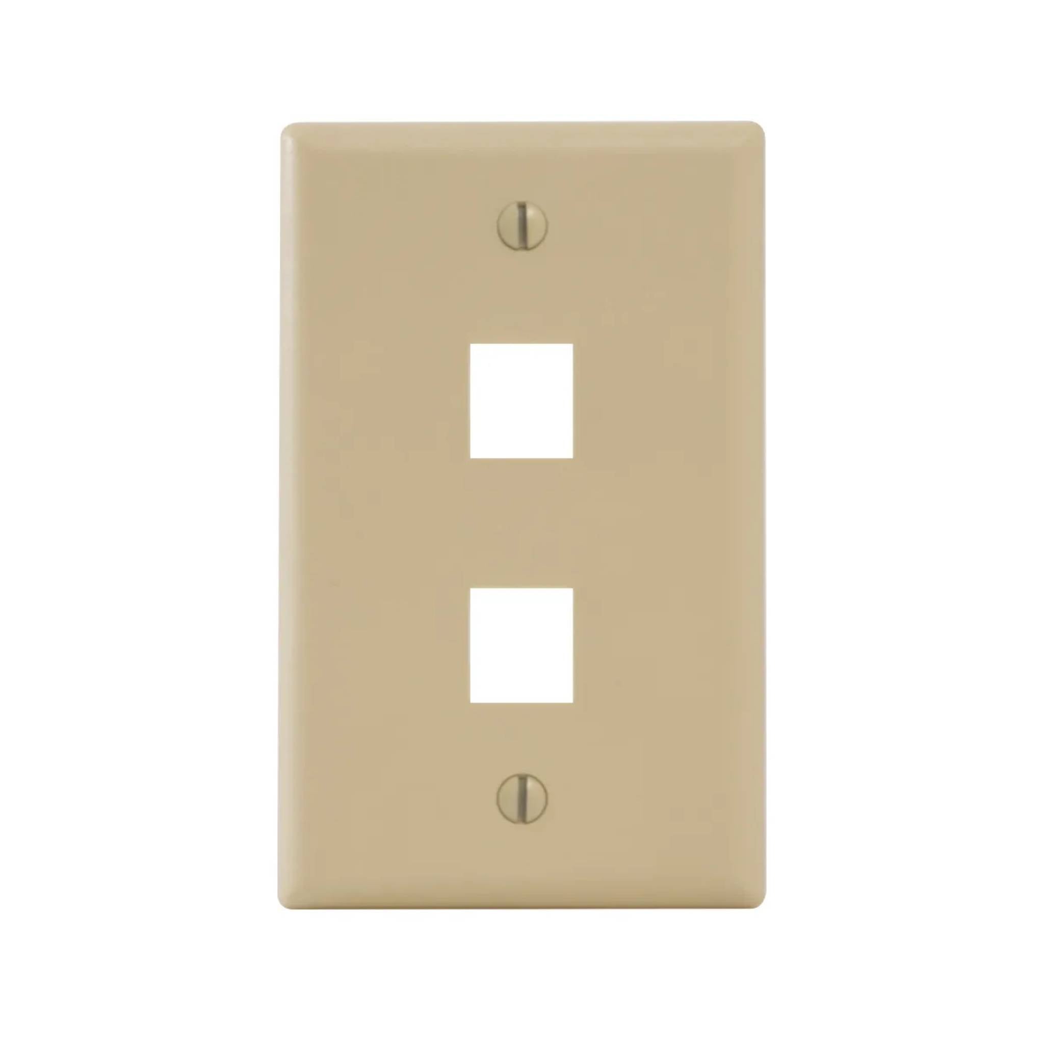 ICC Classic Oversized Faceplate For EZ/HD Style Double Gang