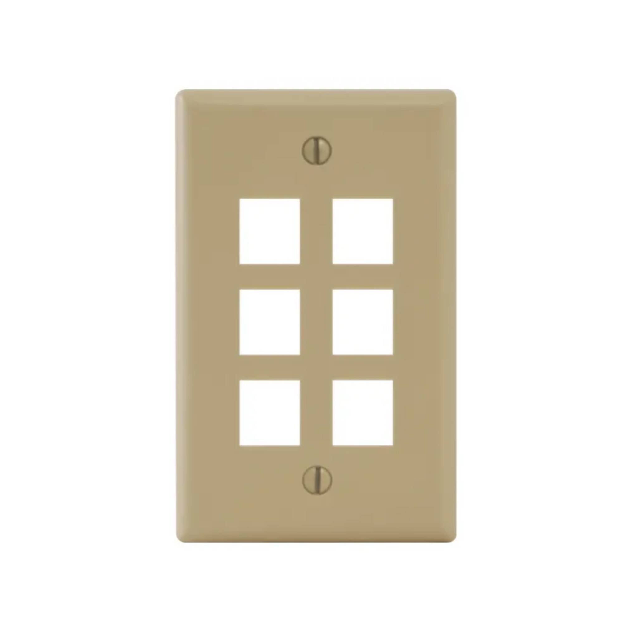 ICC Classic Oversized Faceplate For EZ/HD Style Double Gang