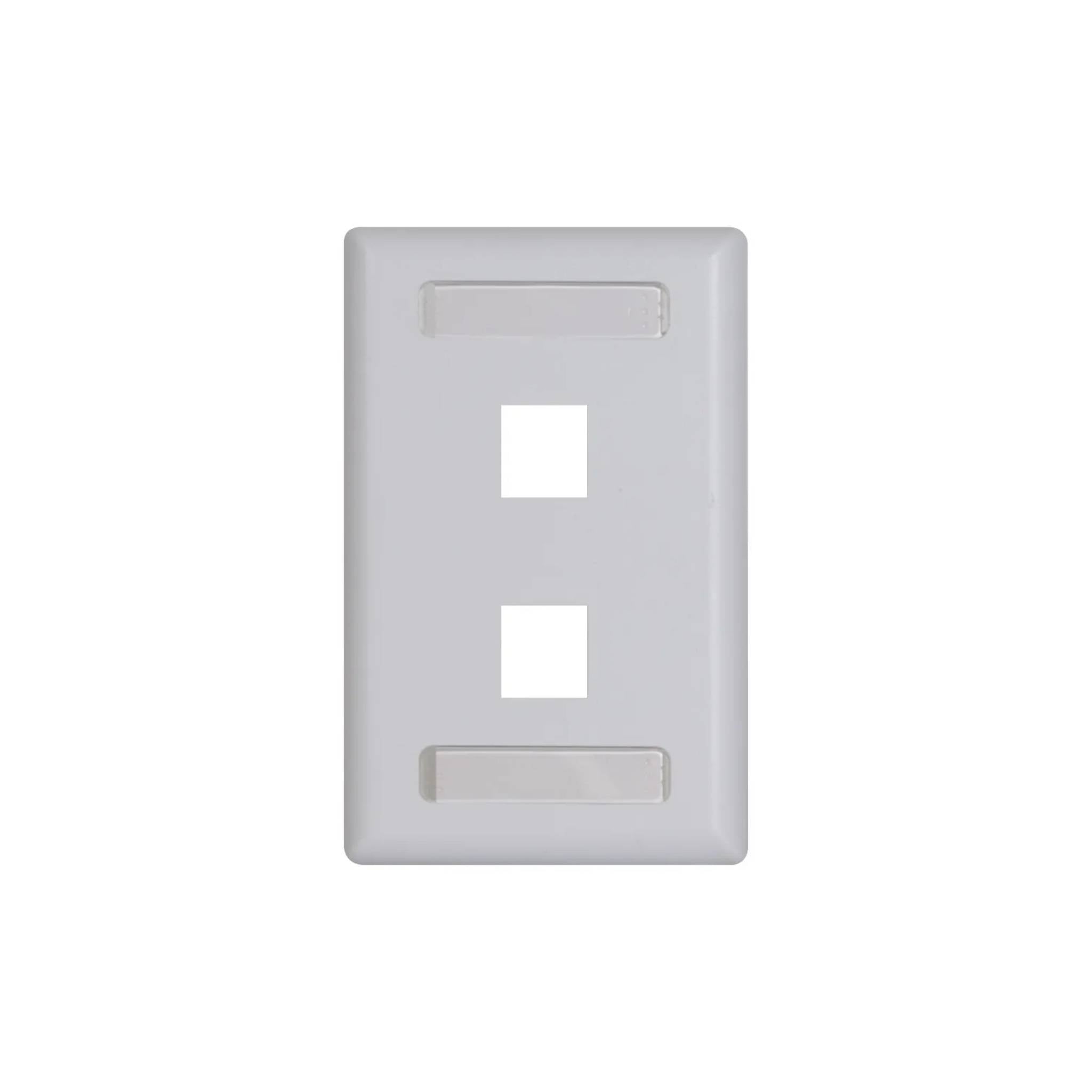 ICC Station ID Faceplate With EZ/HD Style Single Gang