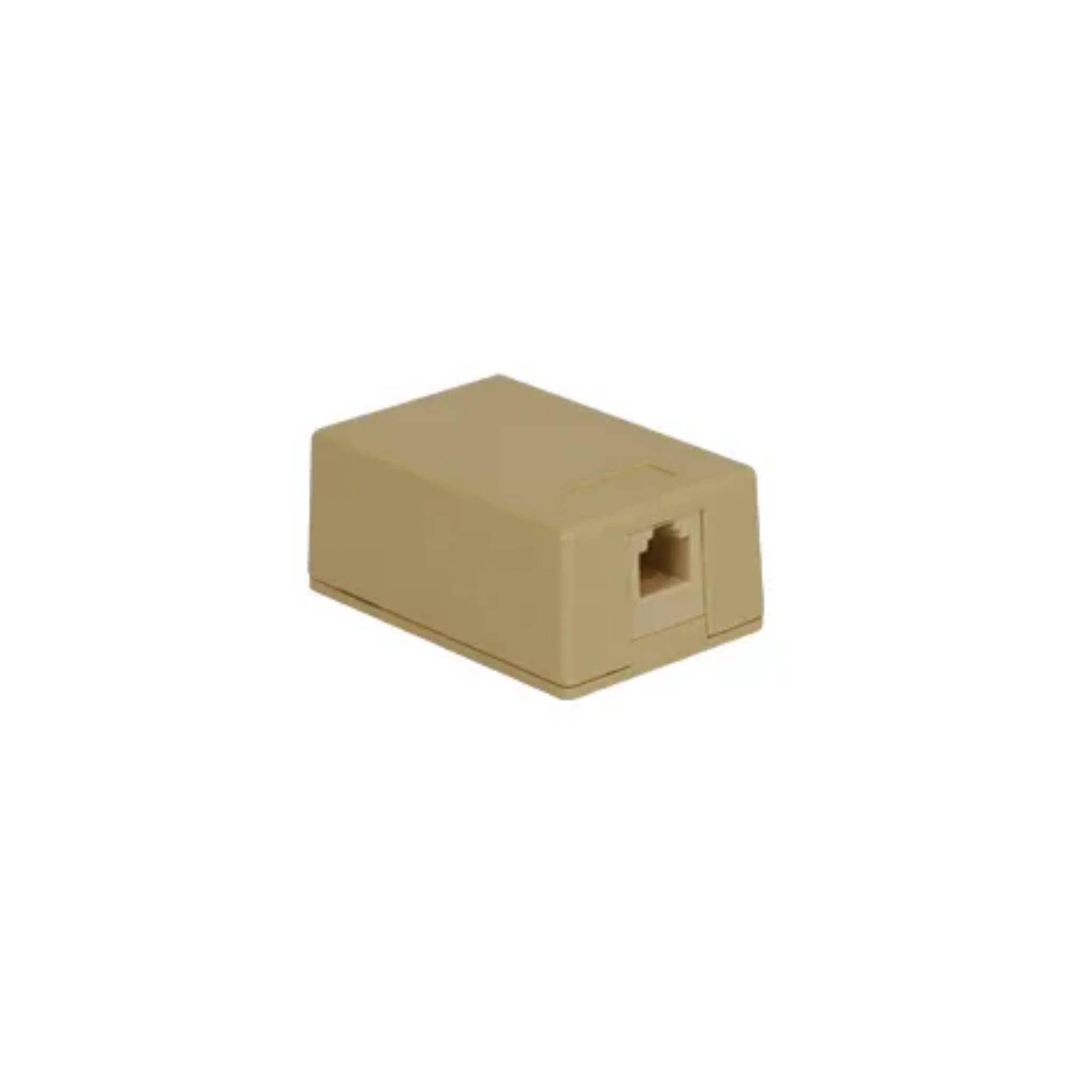 ICC Surface Mount Loaded Jack 6P6C Ivory