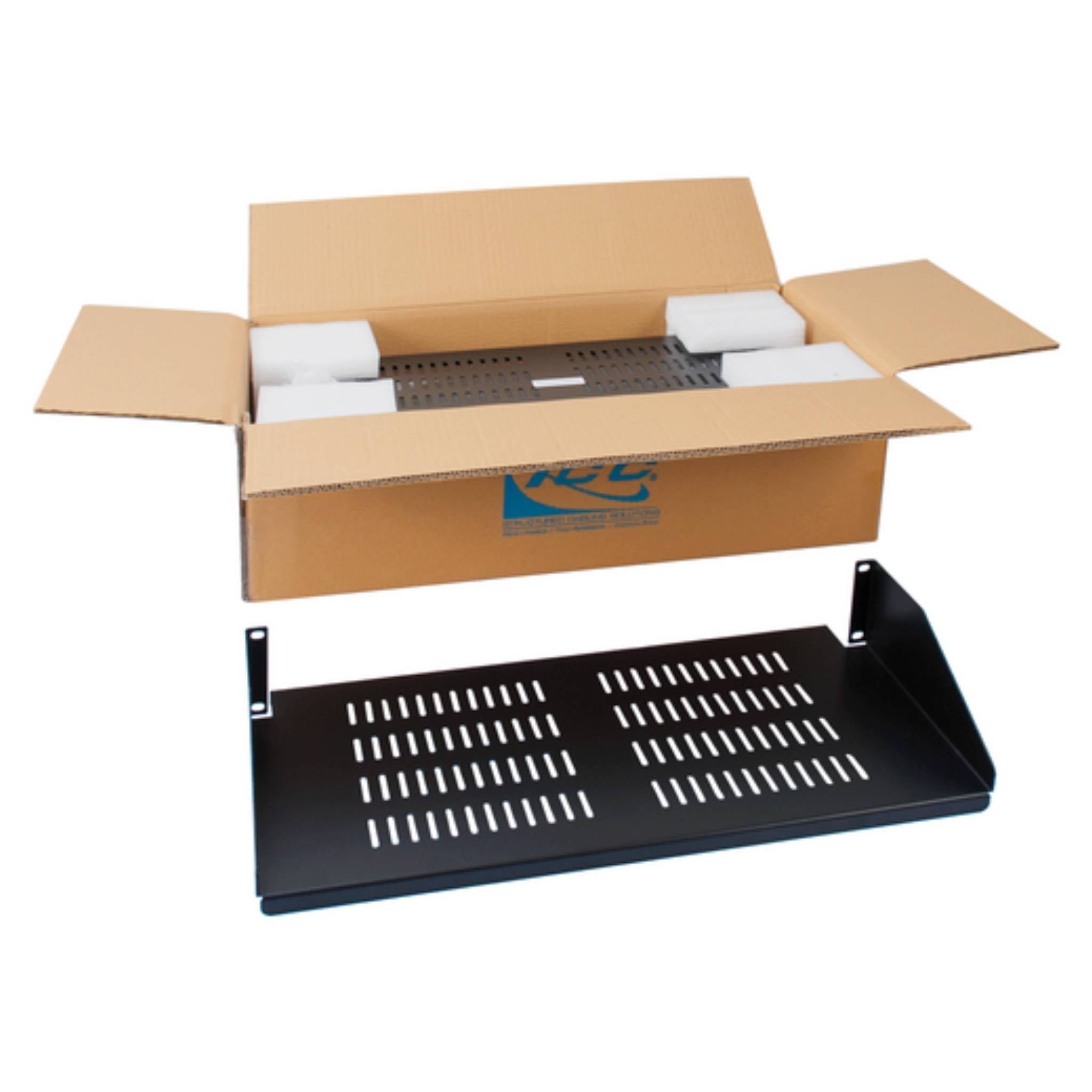 ICC Rack Shelf, 10" Single Vented, 2RMS, 2 Pack Only