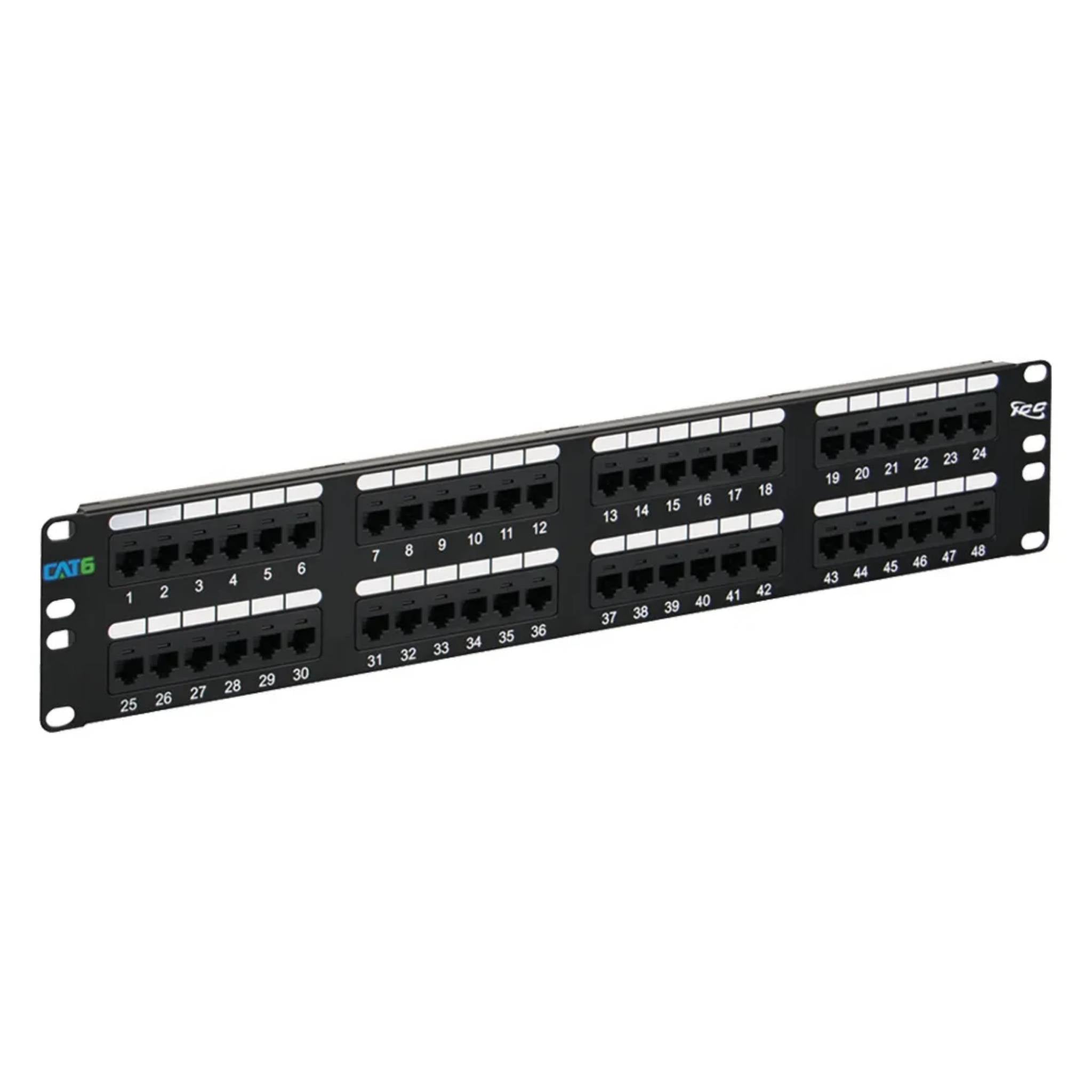 ICC Patch Panel CAT6 48-Port 2RMS