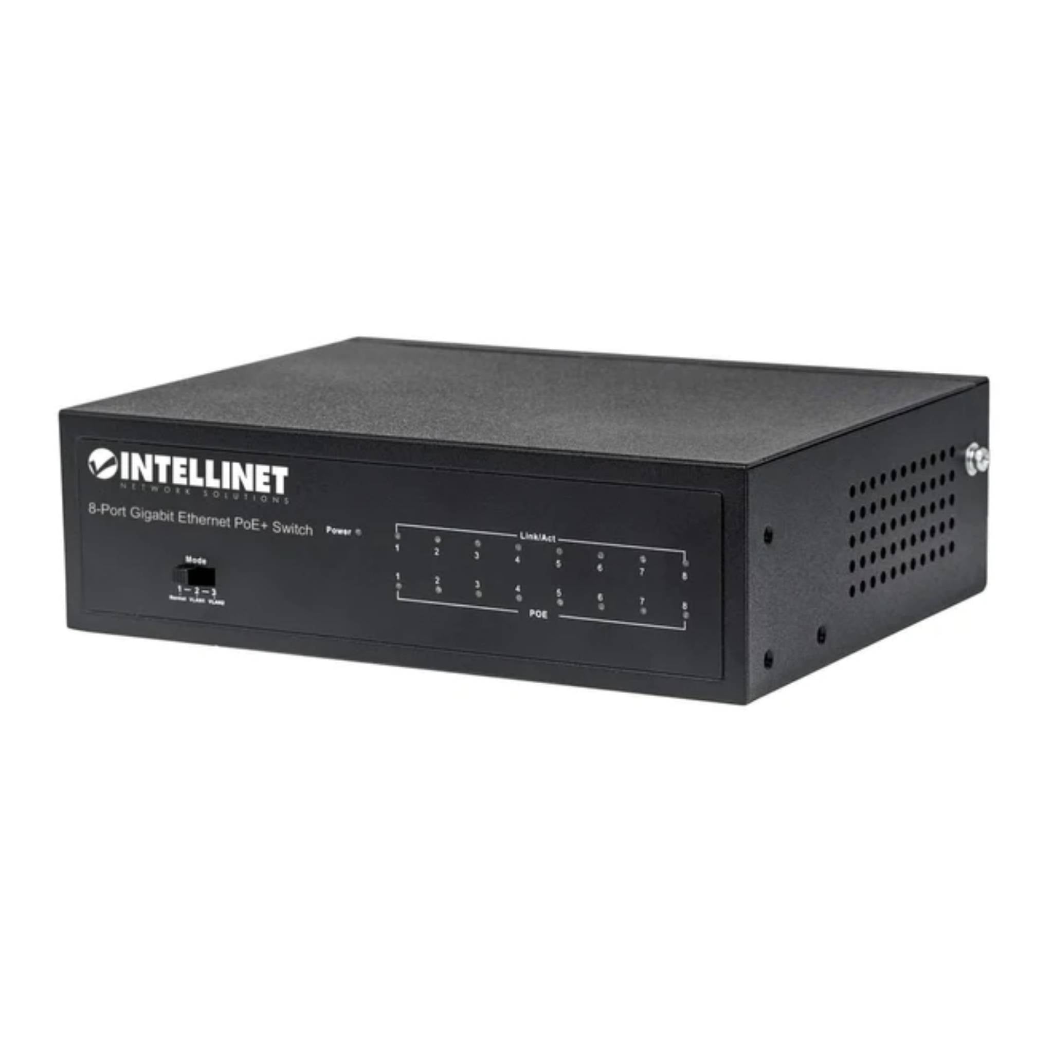 Intellinet 8-Port Gigabit Ethernet PoE+ Switch