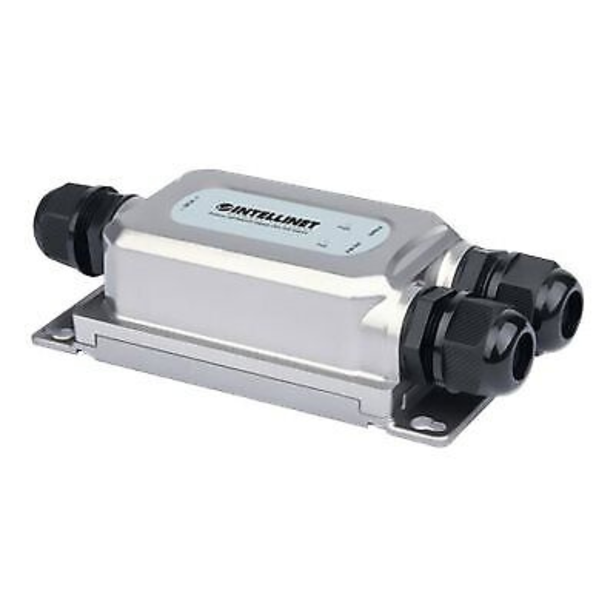 Intellinet High-Power Outdoor POE Injector: 60W, One-Port Metal Housing for Enhanced Connectivity and Durability