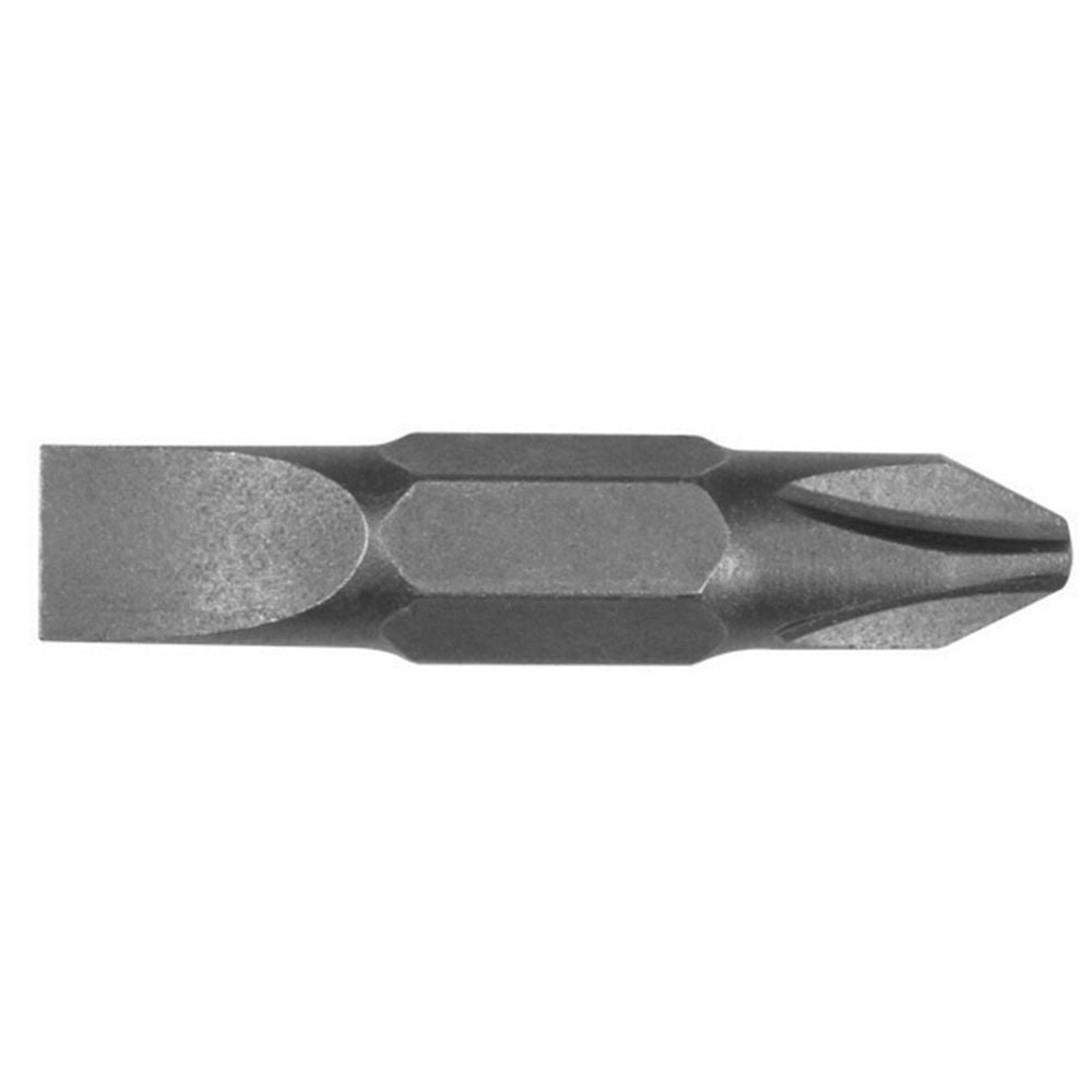 Klein Tools Bit #2 Phillips 1/4" Slotted