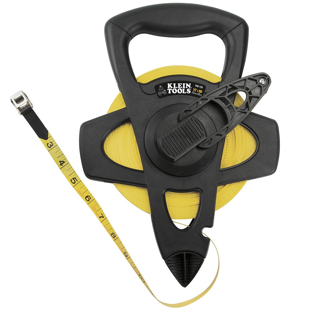 Klein Tools Woven Fiberglass Tape Open-Reel, 150-Foot