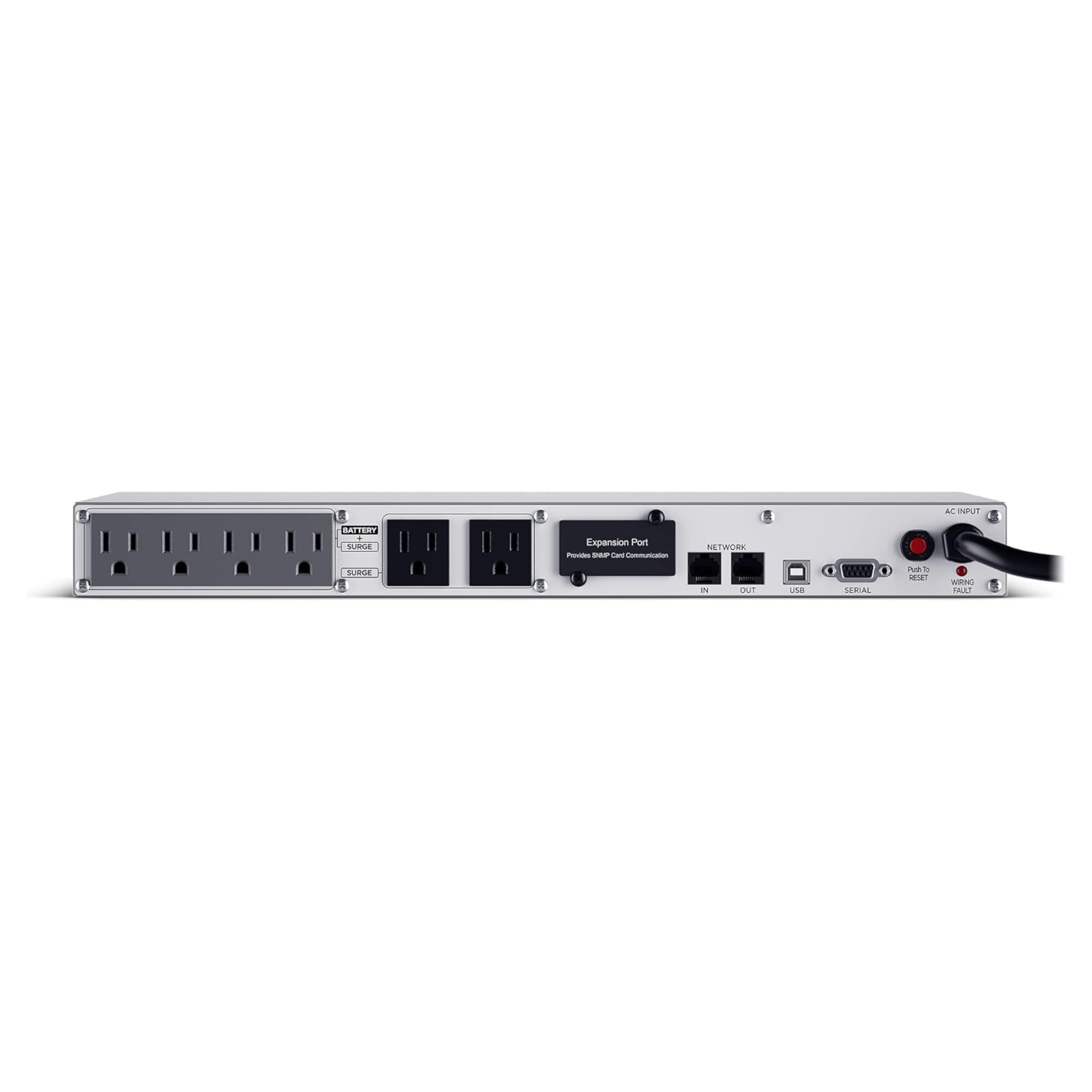 Cyberpower 700VA/400W Battery Backup 1U Rack Mount (2 Surge, 4 Surge/Backup)