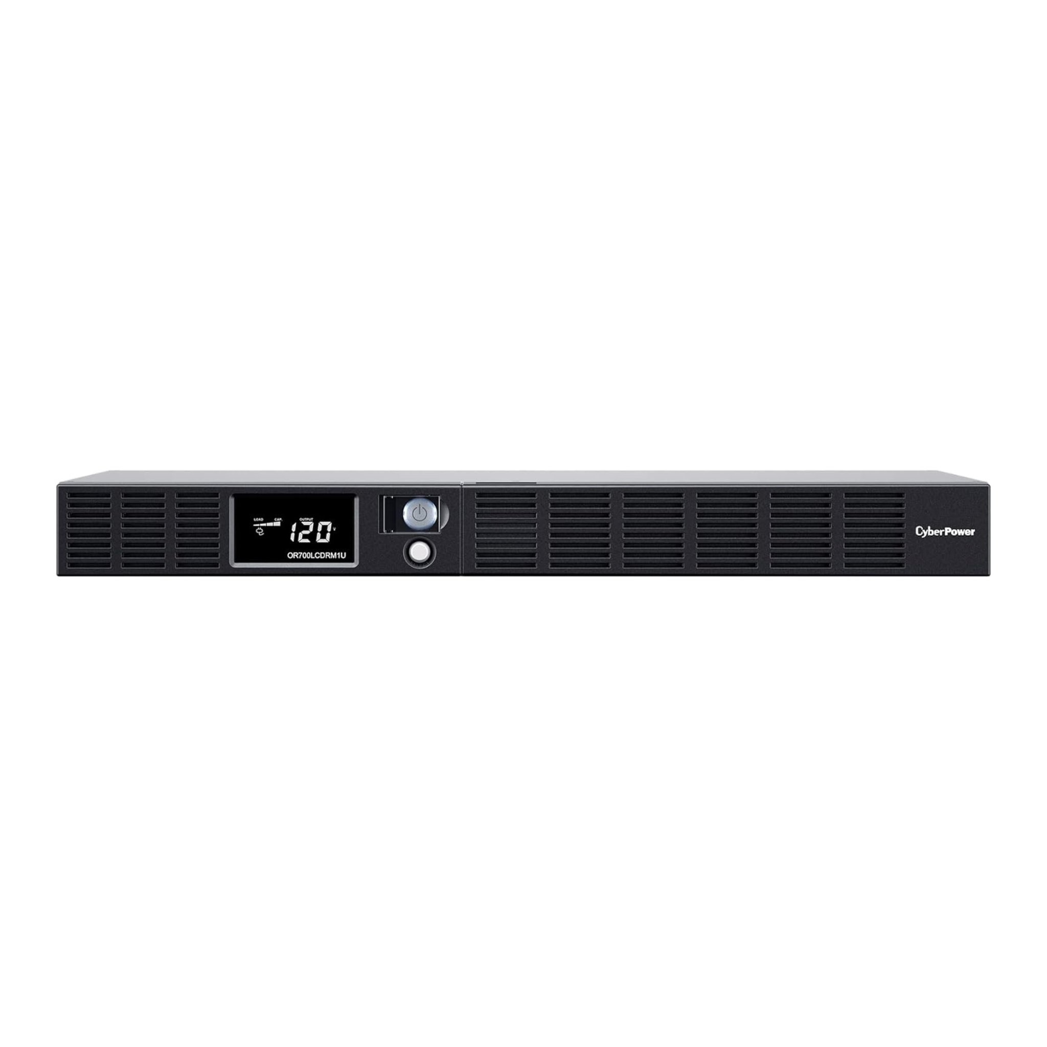 Cyberpower 700VA/400W Battery Backup 1U Rack Mount (2 Surge, 4 Surge/Backup)