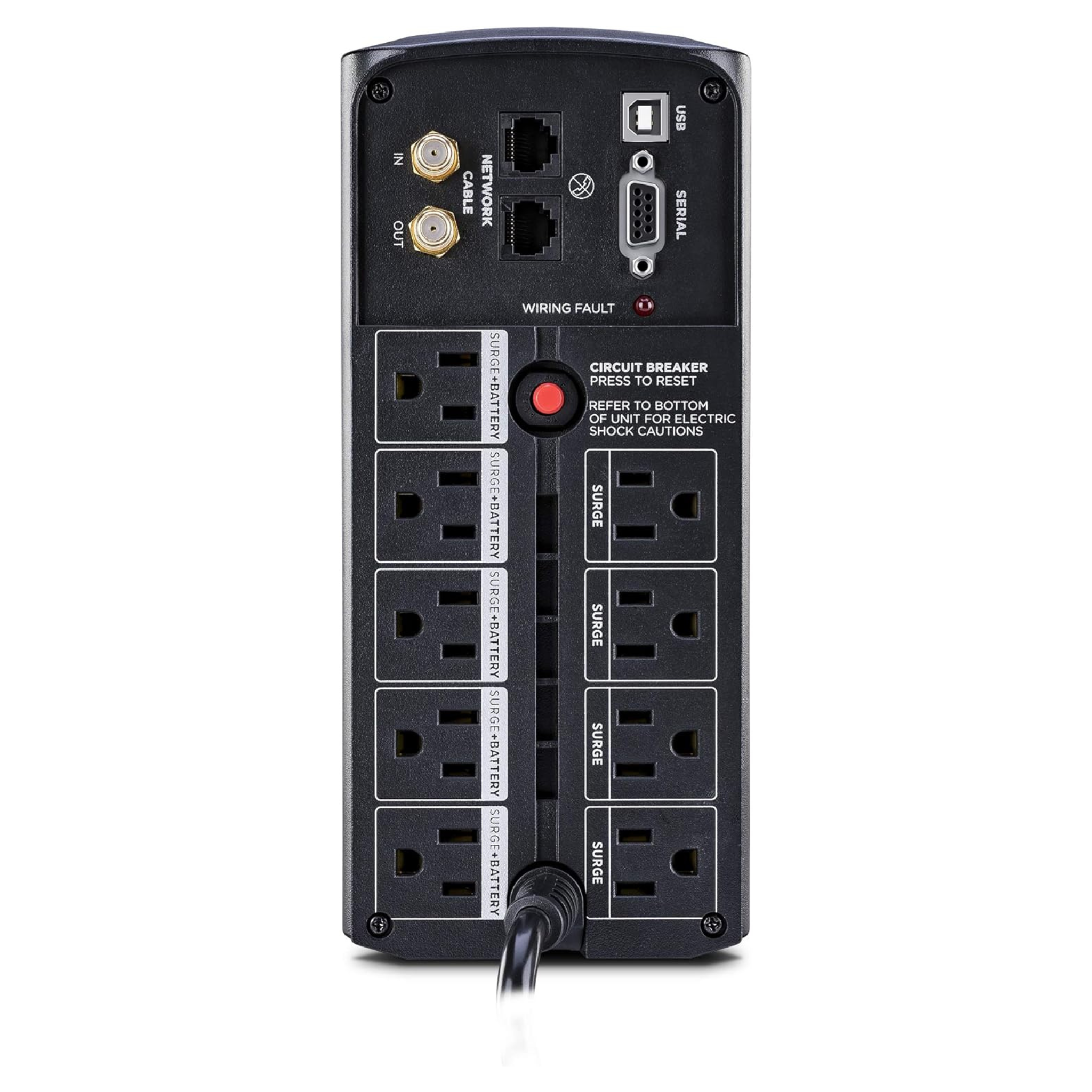 Cyberpower 850VA/510 W Battery Backup 9 Oulet (4 Surge, 5 Surge/Backup)