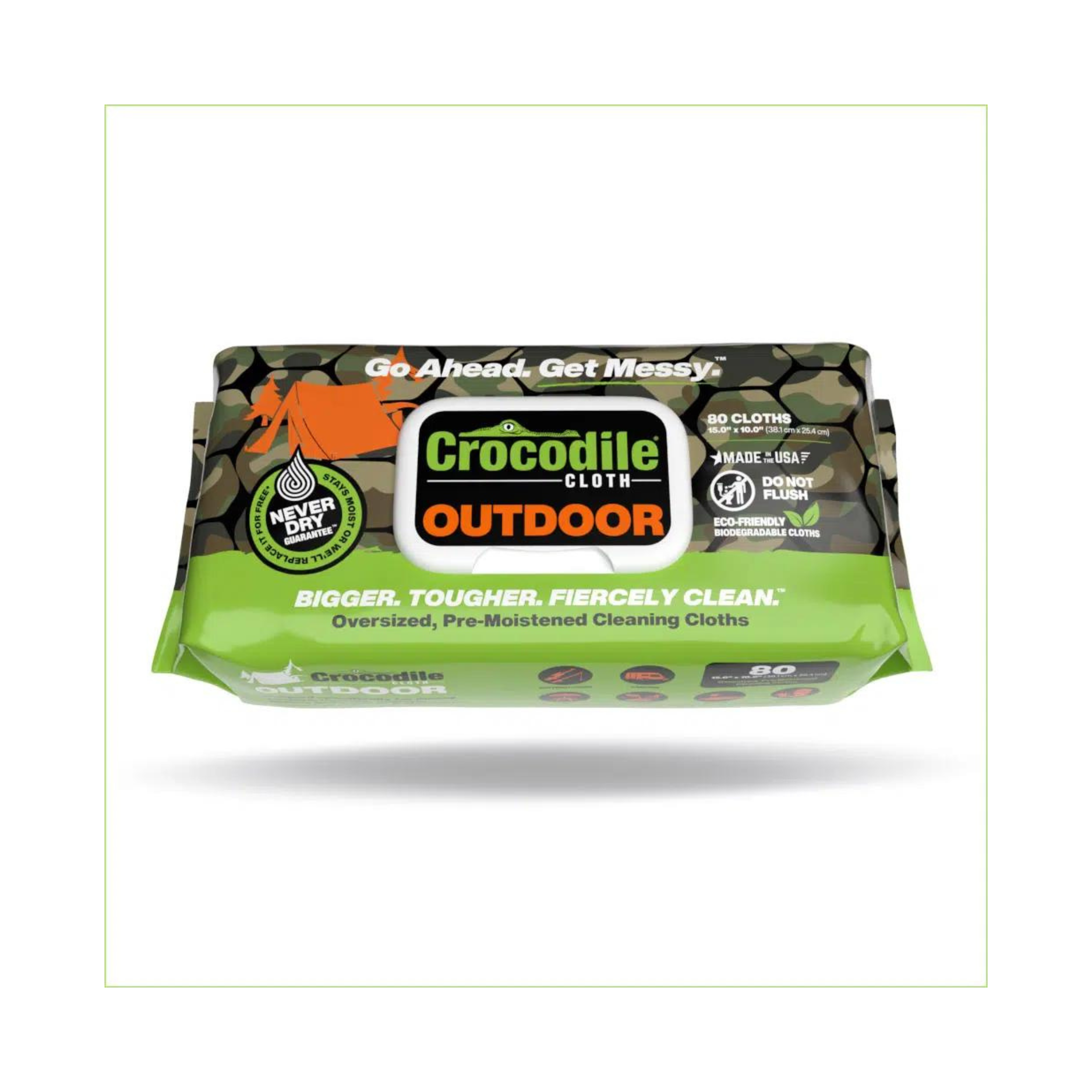 Crocodile Cloth® Outdoor 80/Pack
