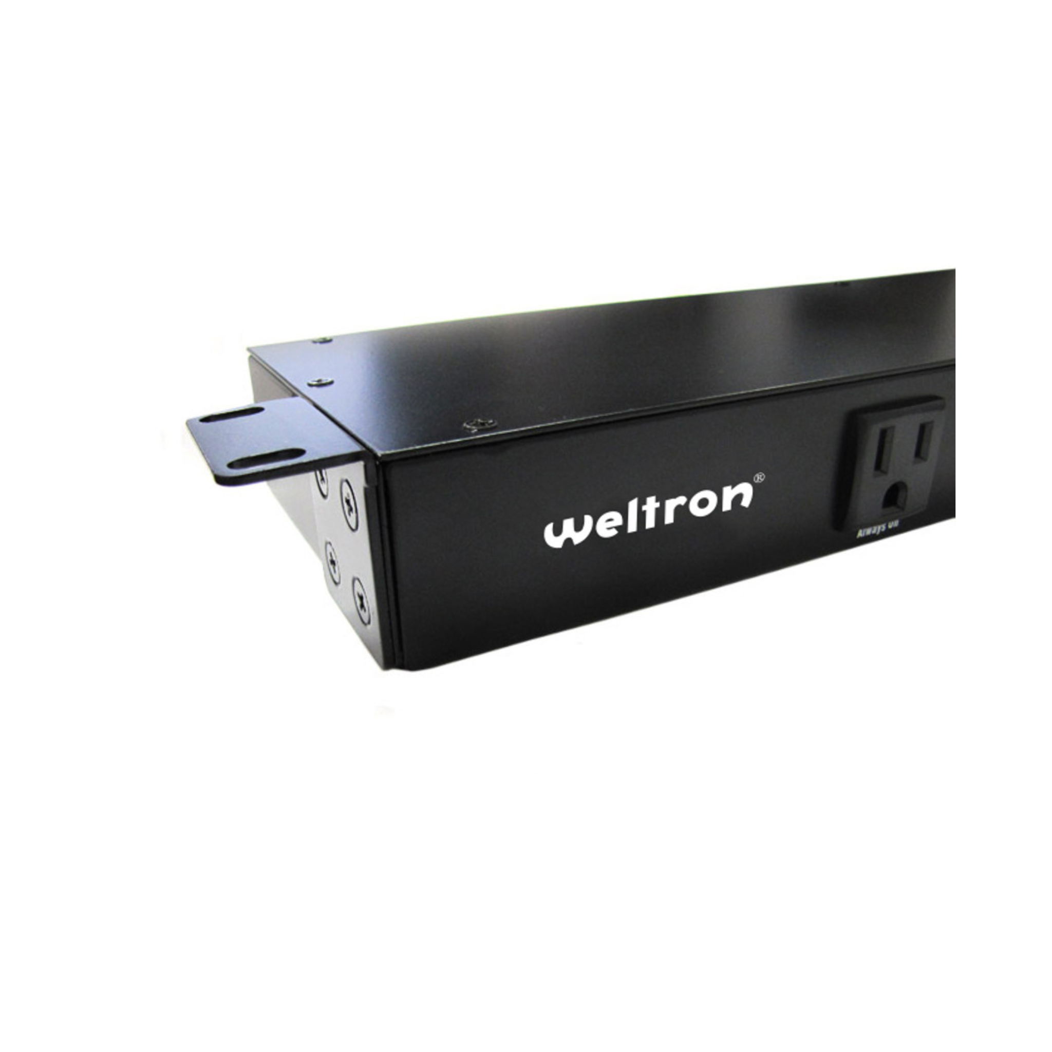 Weltron 9-Outlet Rack Mount Power Strip with Surge Protection; 15FT Cord