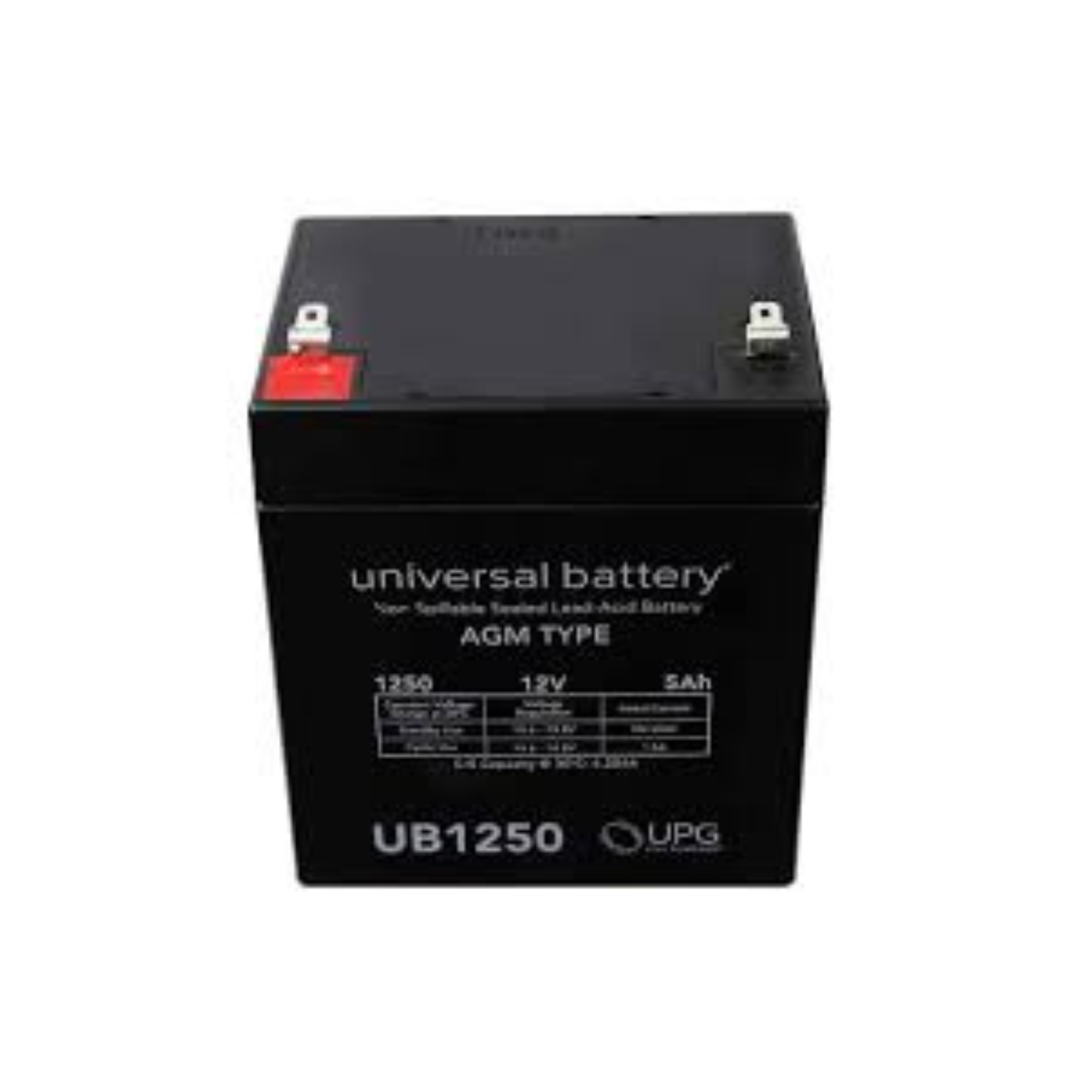UPG Batteries Seal Lead Acid Battery 12 Volt 5 AH T1 Terminal