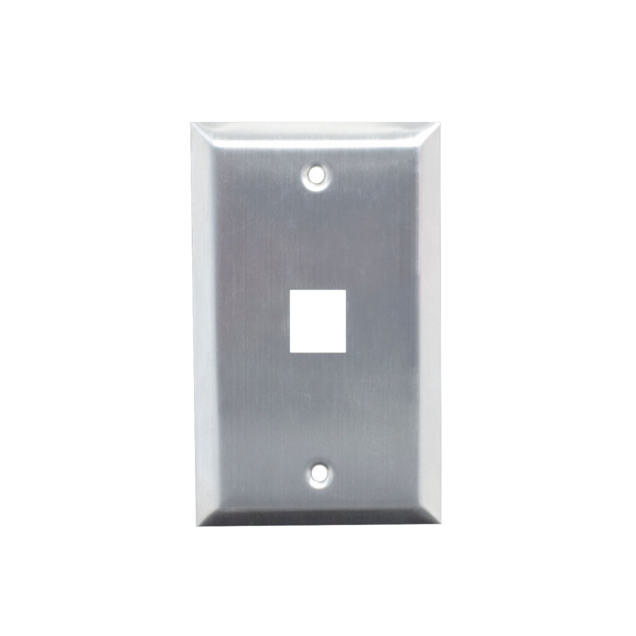 Weltron Keystone Wallplate Stainless Steel