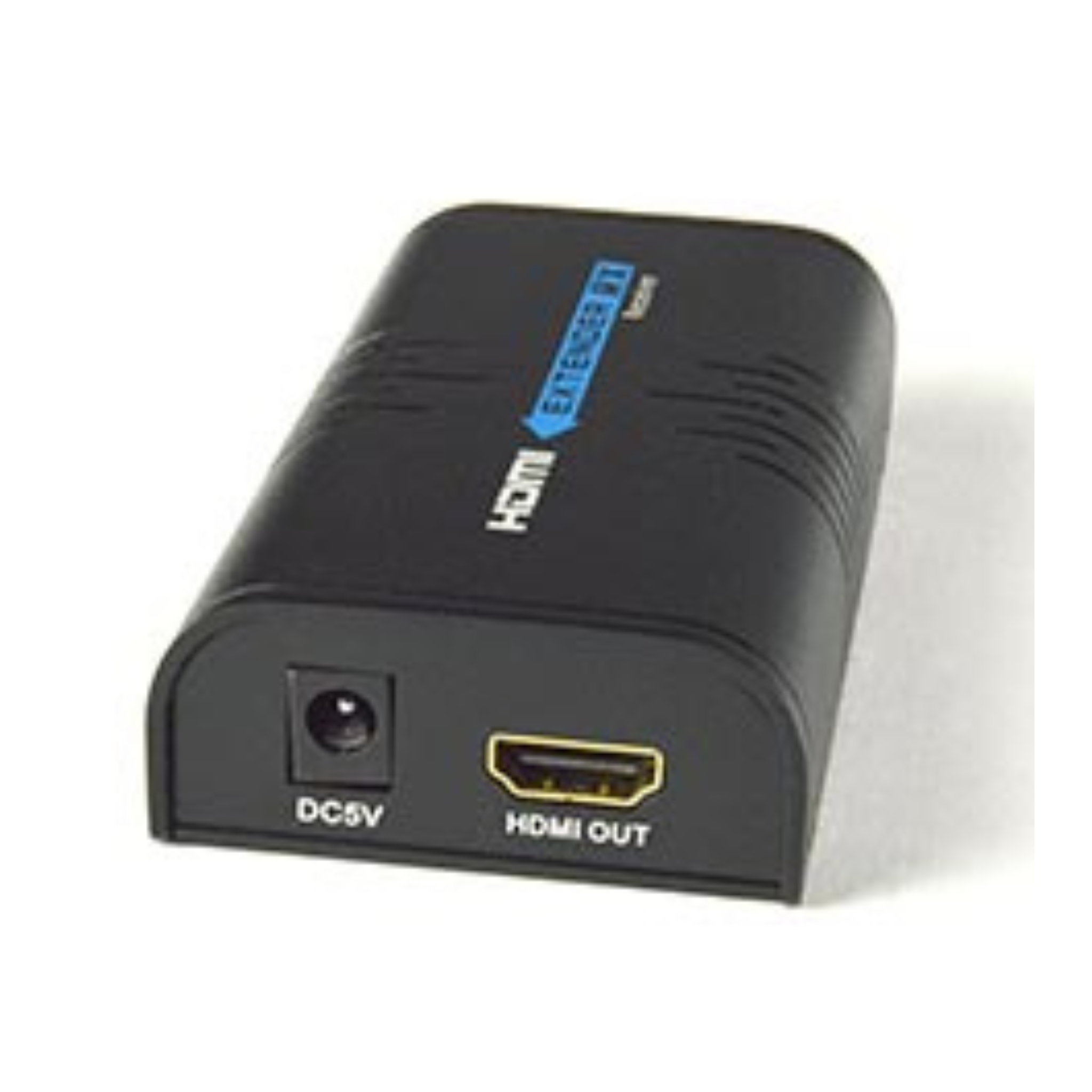 HDMI Over Gigabit IP Network Range Extender Receiver Connected with CAT6/6a/7 cable. Includes Receiver Only