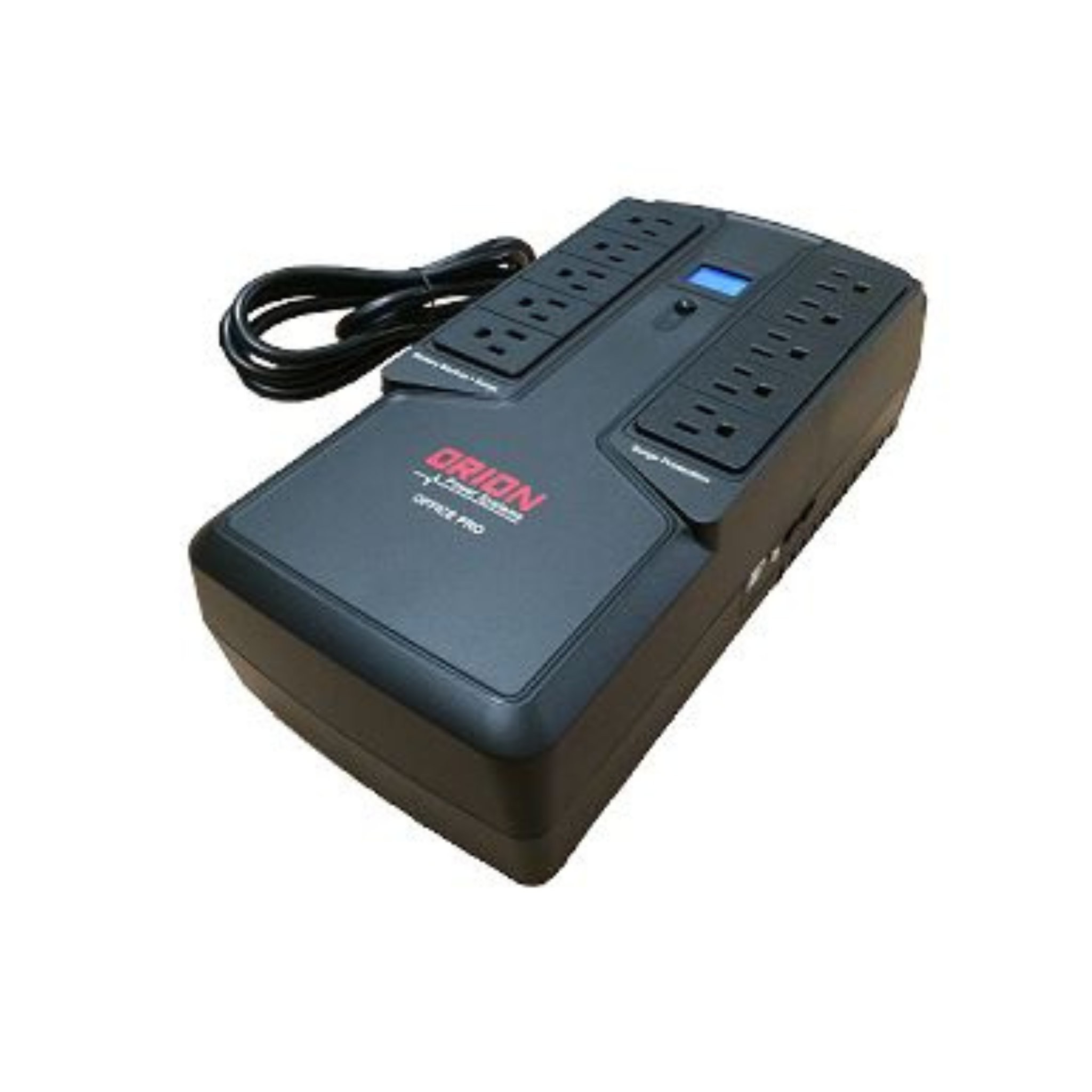 Orion 550VA/330W UPS with LCD Display, Surge Protection, and USB Communication Port