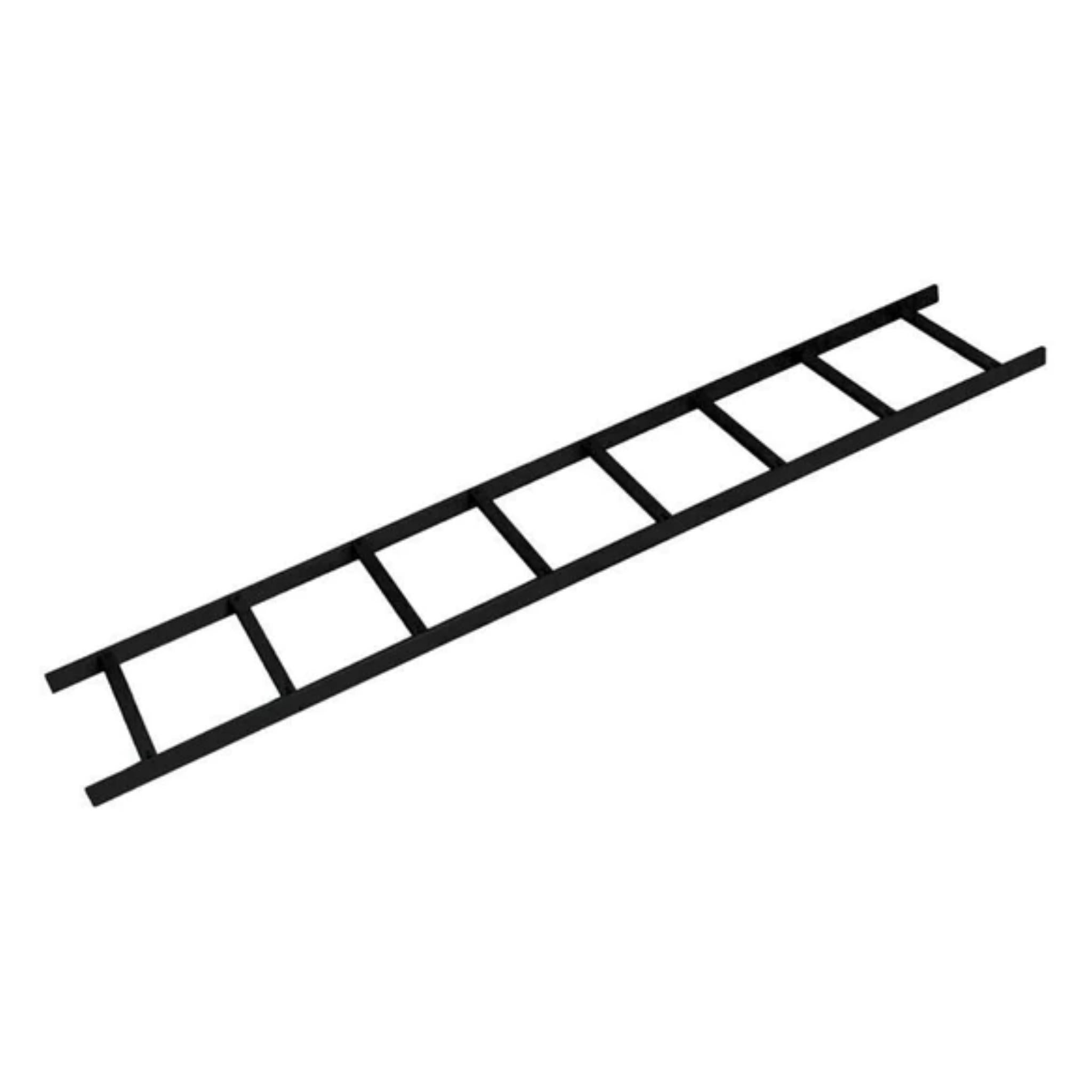 10FT LADDER RACK CABLE RUNWAY SECTION, 10FT (L) x 12" (W), BLACK