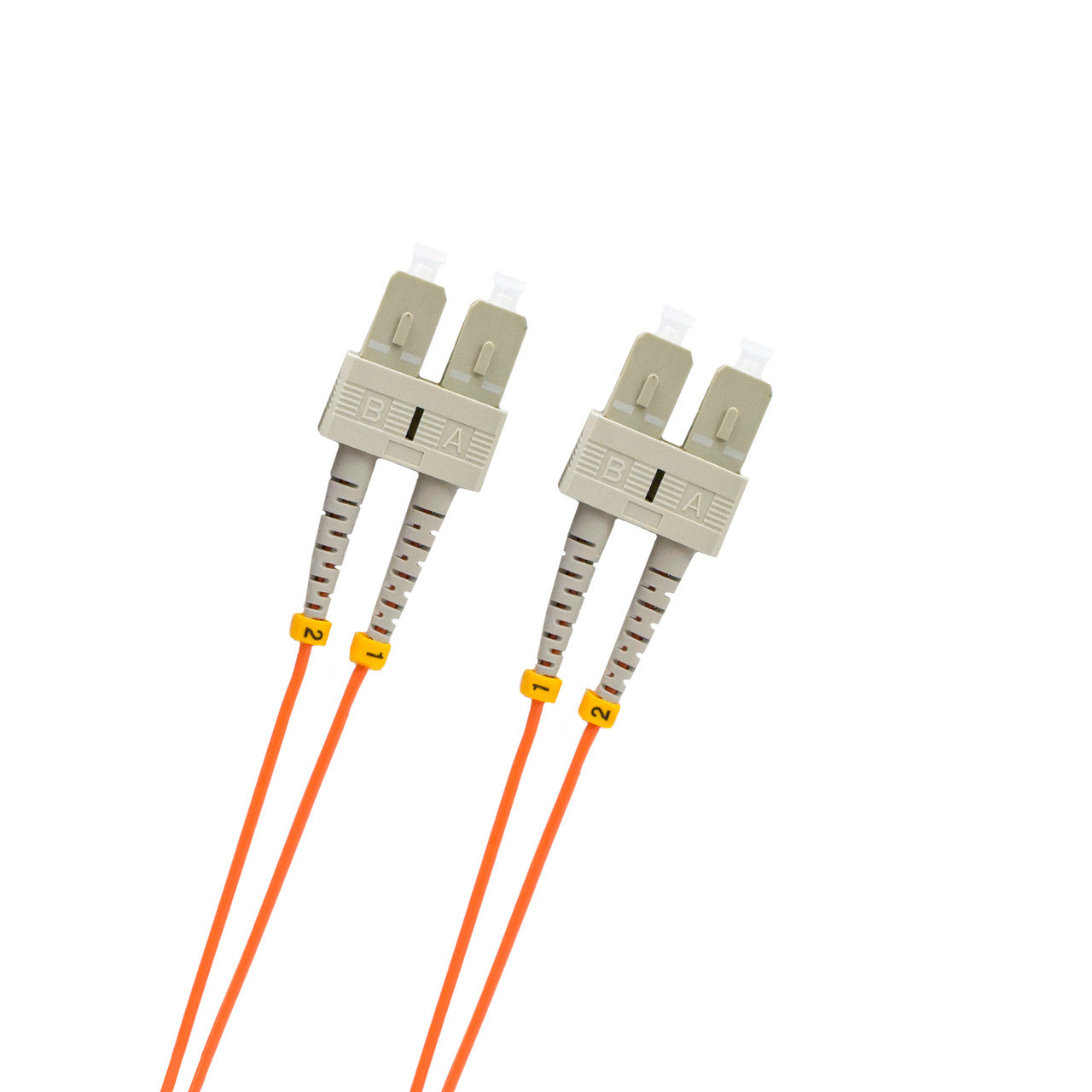 Weltron SC/SC 62.5/125 Multimode OM1 Duplex Fiber Patch Cable