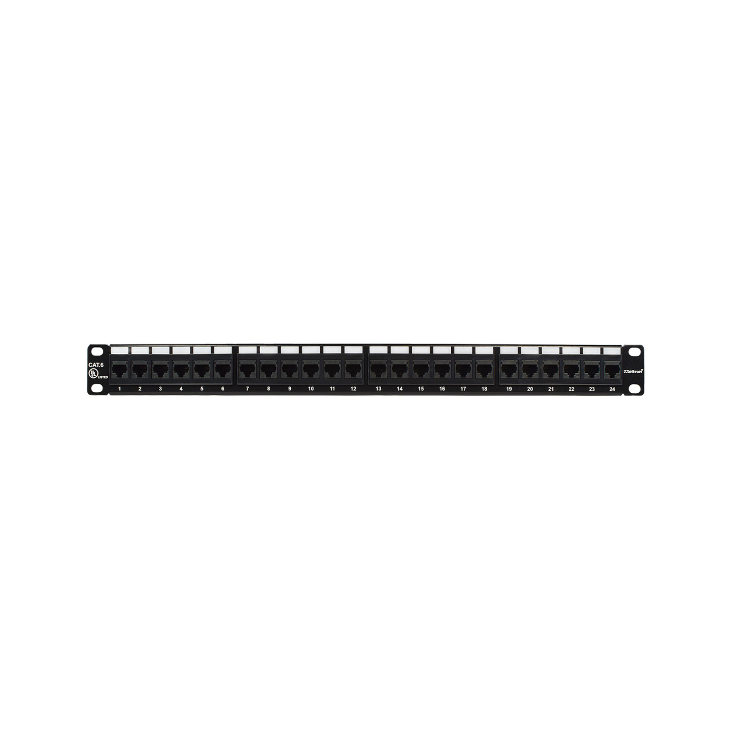 Weltron 24 Port CAT6 Patch Panel