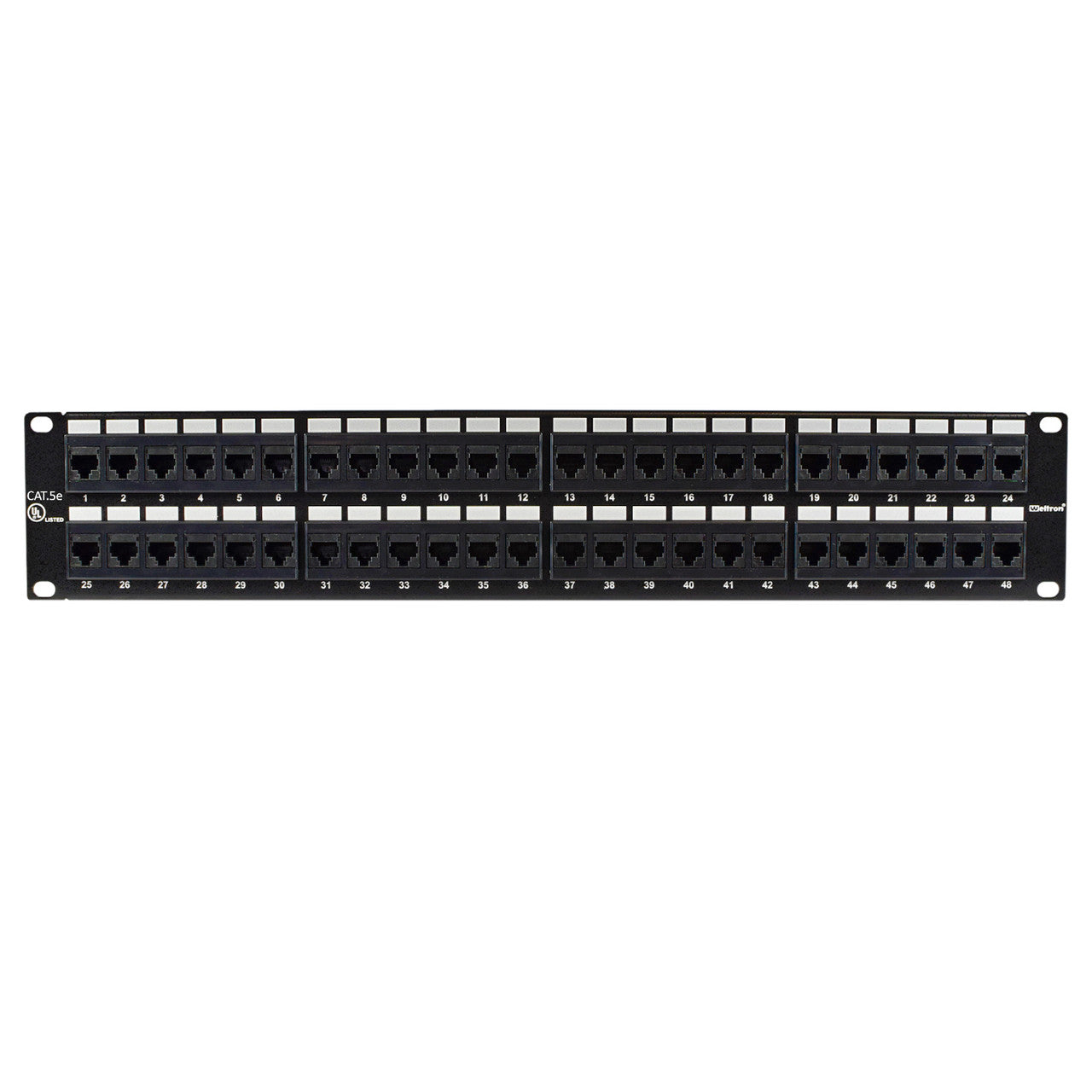 Weltron 48 Port 568 A/B 110 Type CAT5E