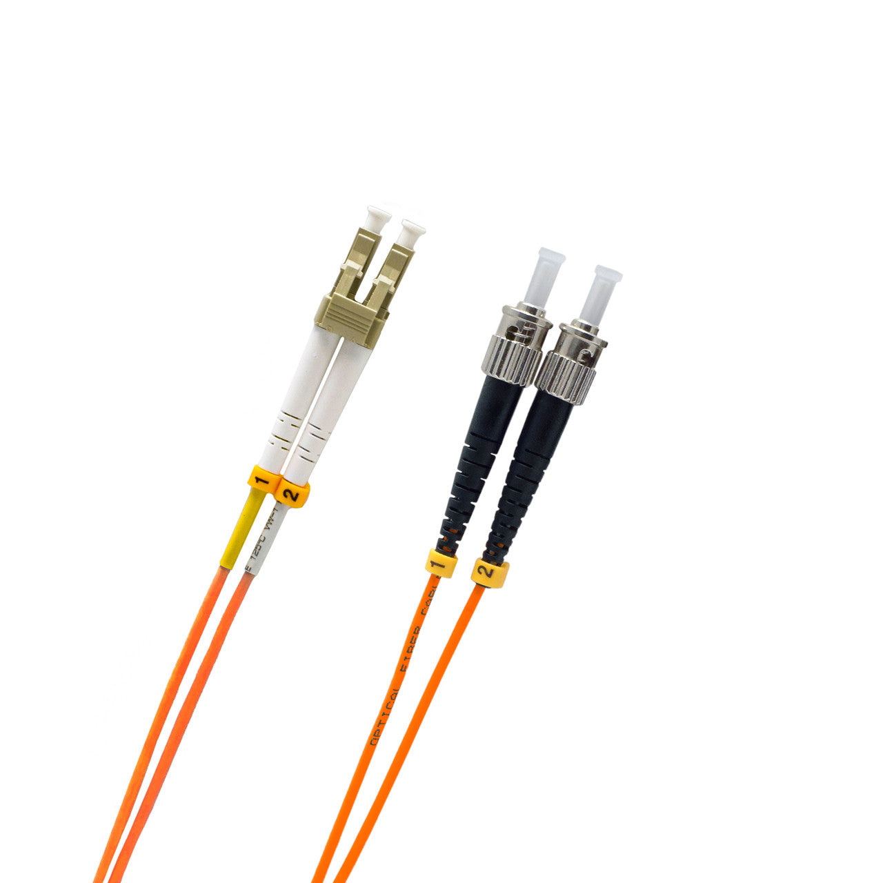 Weltron LC/ST 62.5/125 Multimode OM1 Duplex Fiber Patch Cable